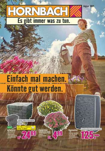 Prospekte Hornbach - 21.7.2021 - 20.8.2021.