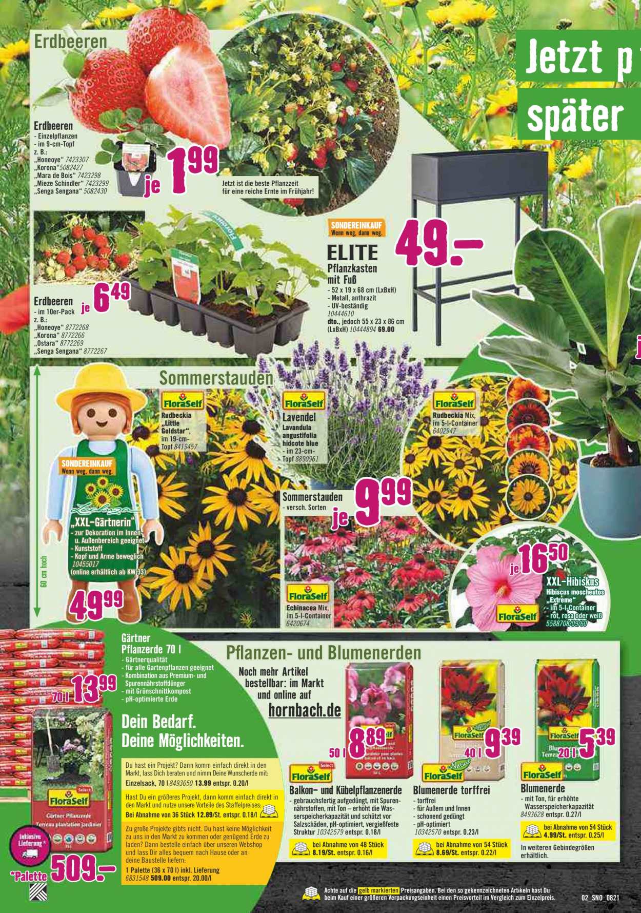 Hornbach Prospekte  - 21.07.2021 - 20.08.2021. Seite 2