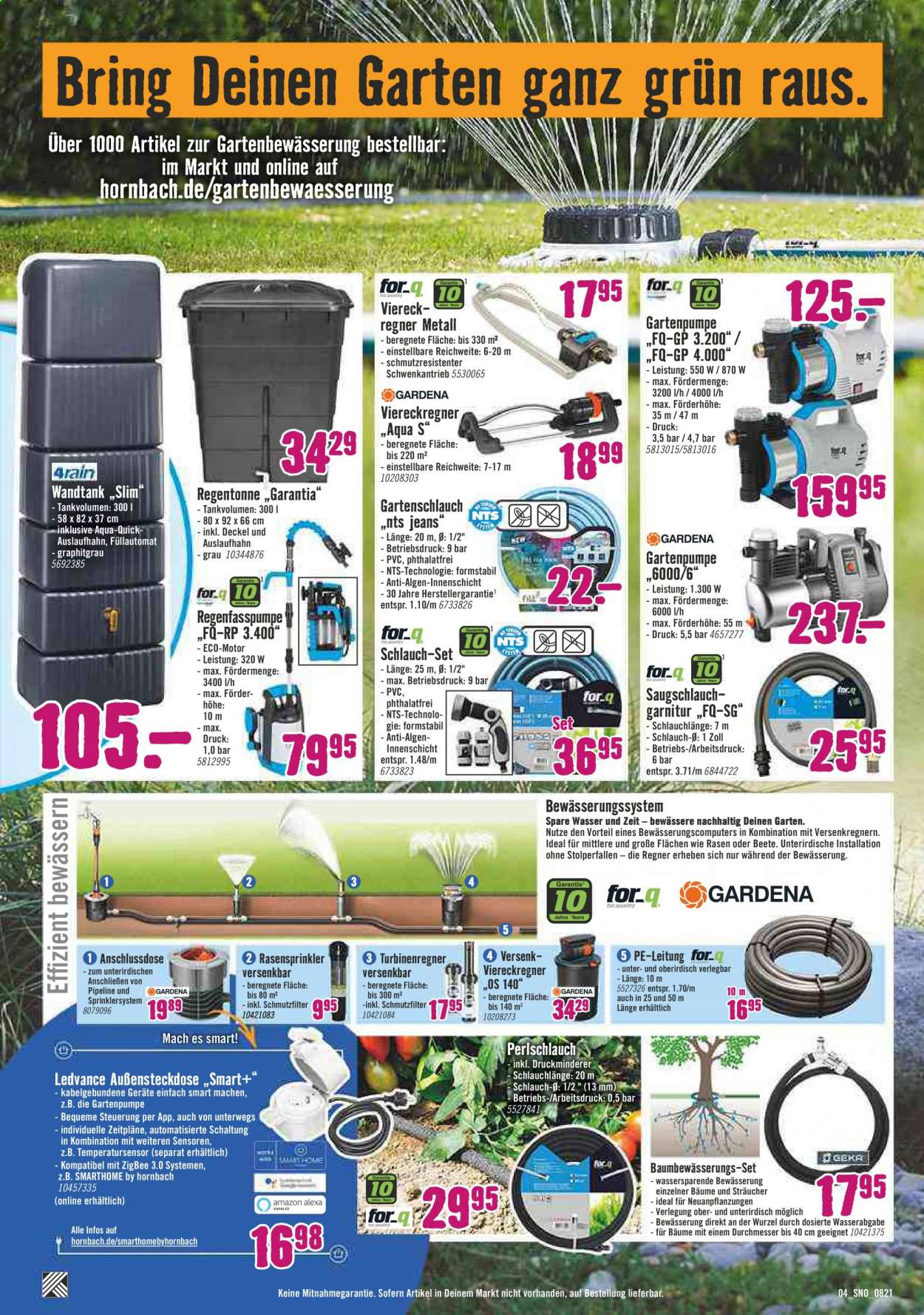 Hornbach Prospekte  - 21.07.2021 - 20.08.2021. Seite 4