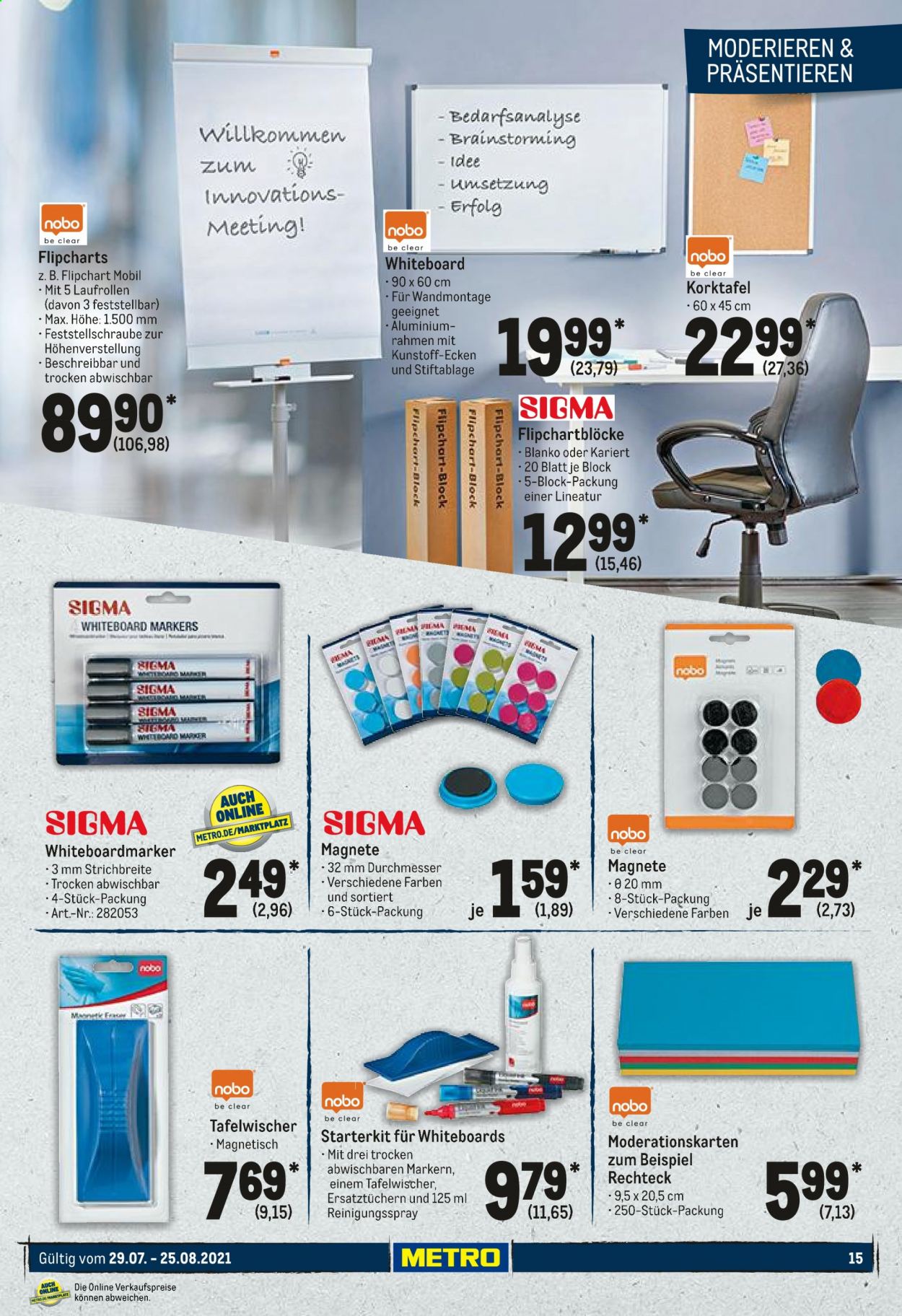 Metro Prospekte  - 29.07.2021 - 25.08.2021. Seite 15