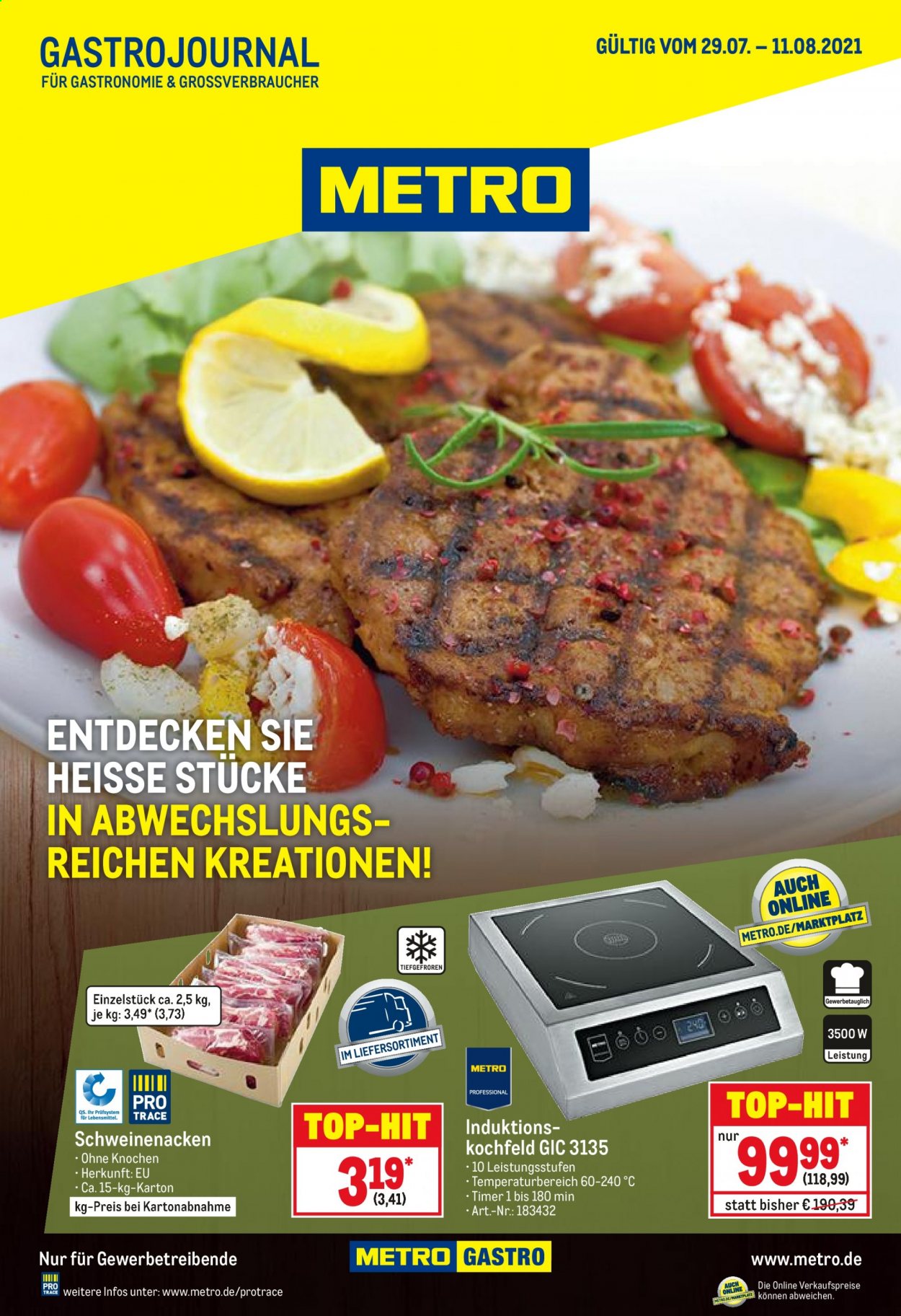 Metro Prospekte  - 29.07.2021 - 11.08.2021. Seite 1
