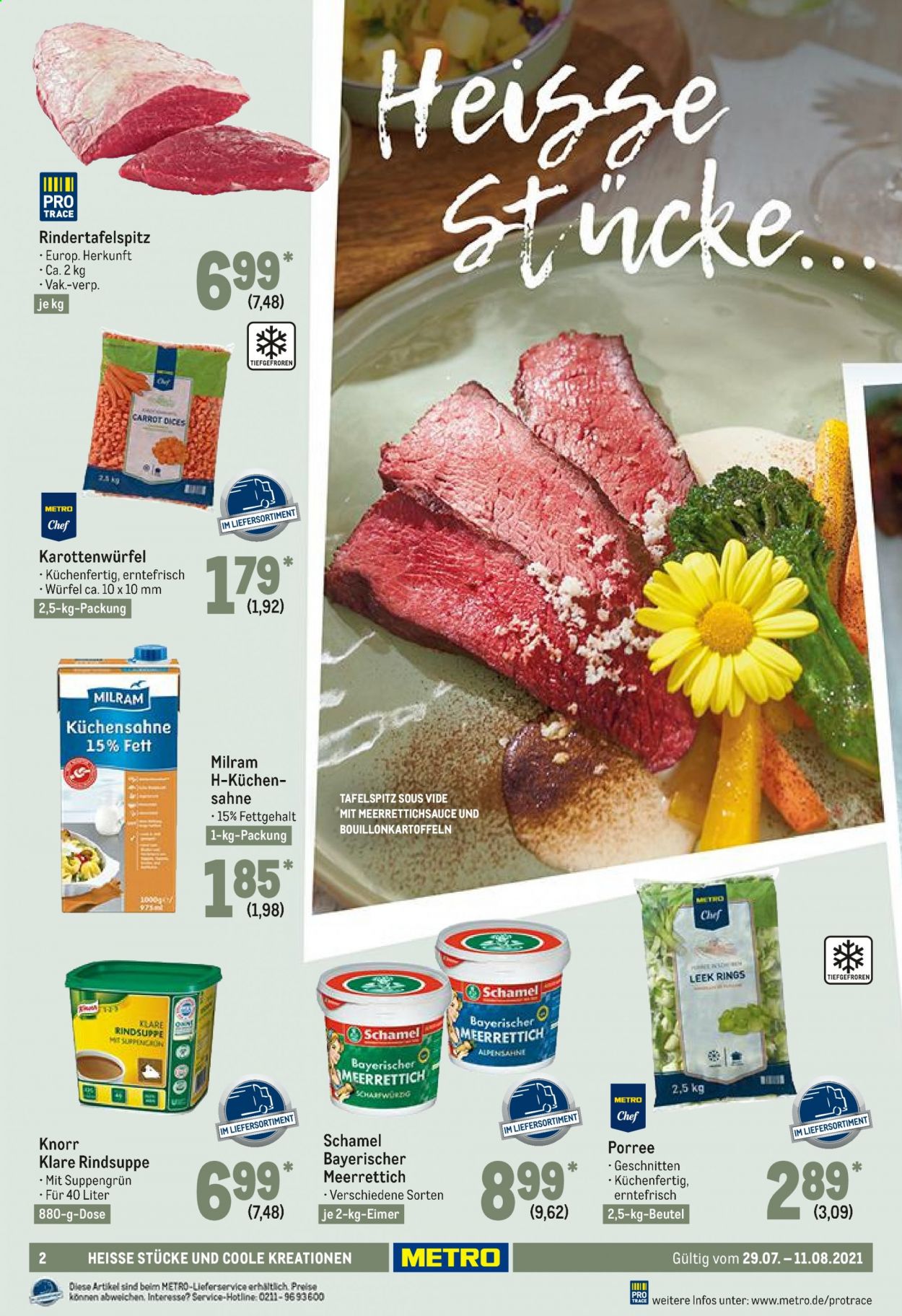 Metro Prospekte  - 29.07.2021 - 11.08.2021. Seite 2