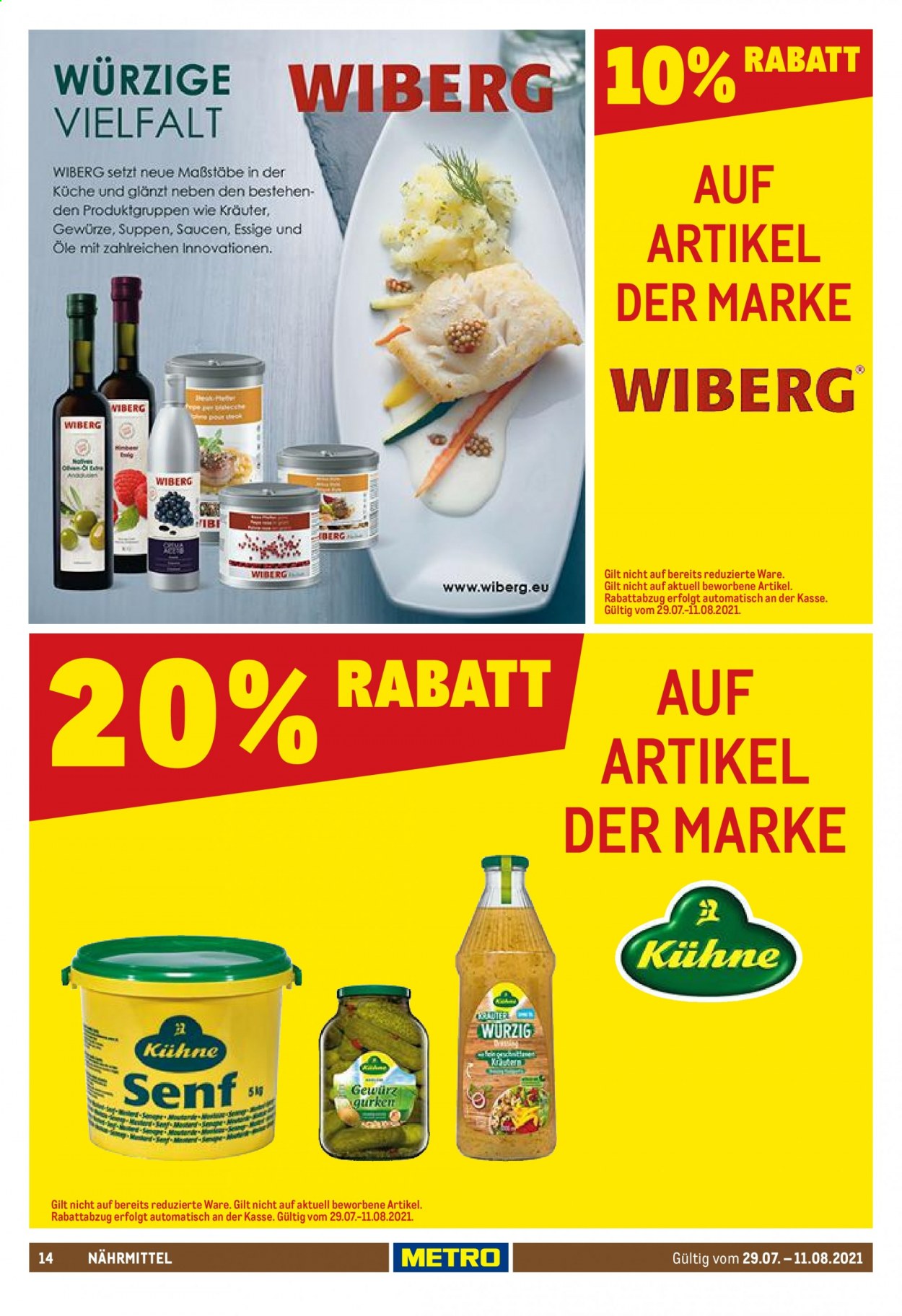 Metro Prospekte  - 29.07.2021 - 11.08.2021. Seite 14
