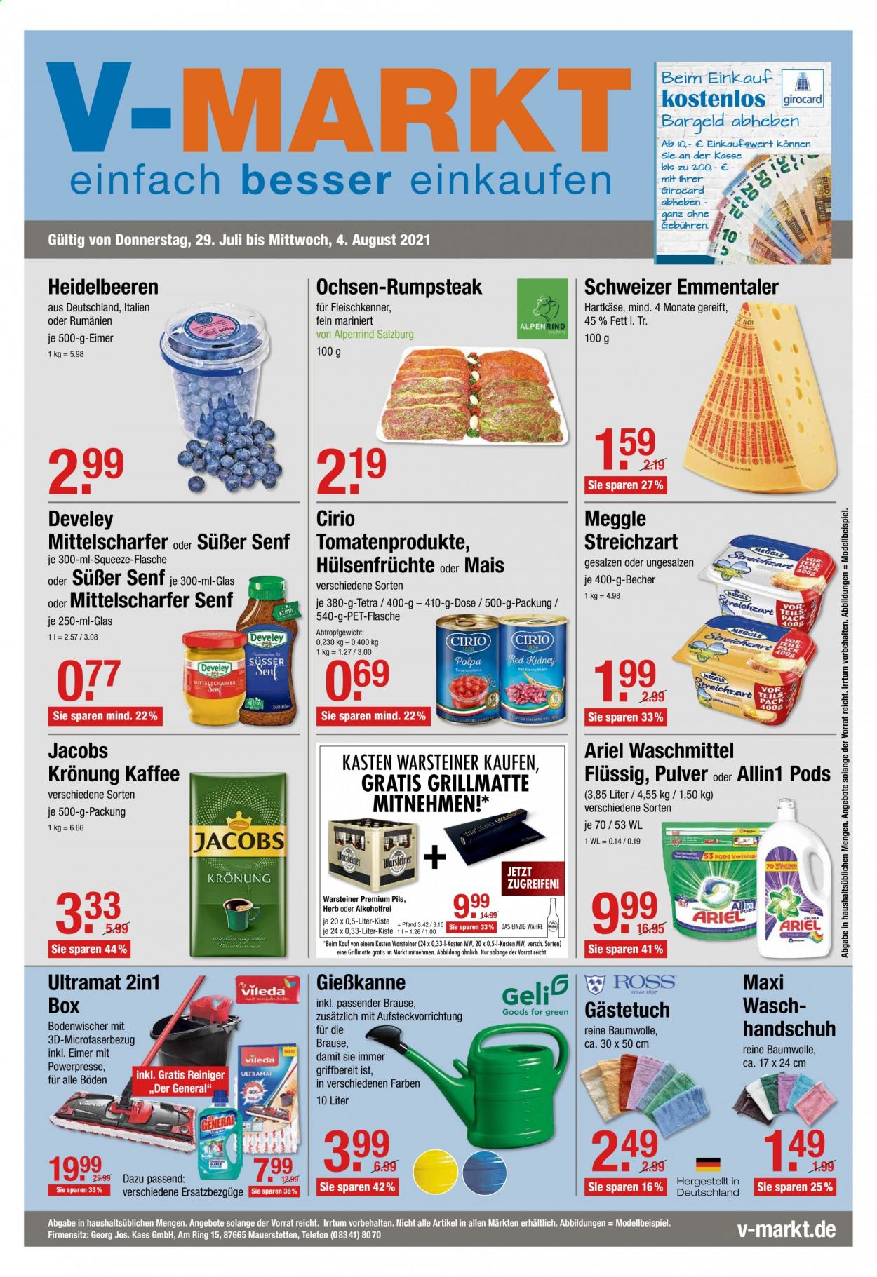 V-Markt Prospekte  - 29.07.2021 - 4.08.2021. Seite 1