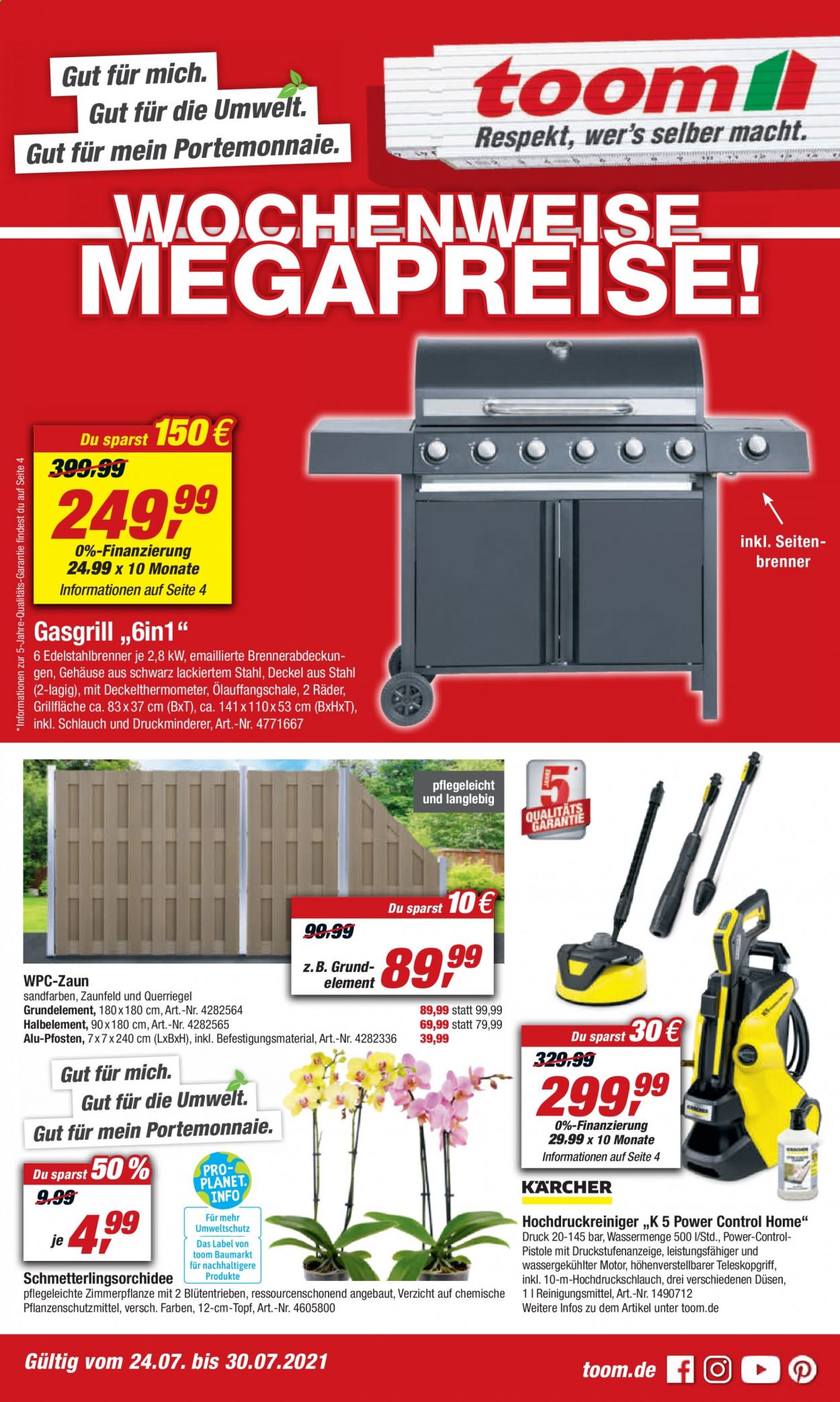 toom Baumarkt Prospekte  - 24.07.2021 - 30.07.2021. Seite 1