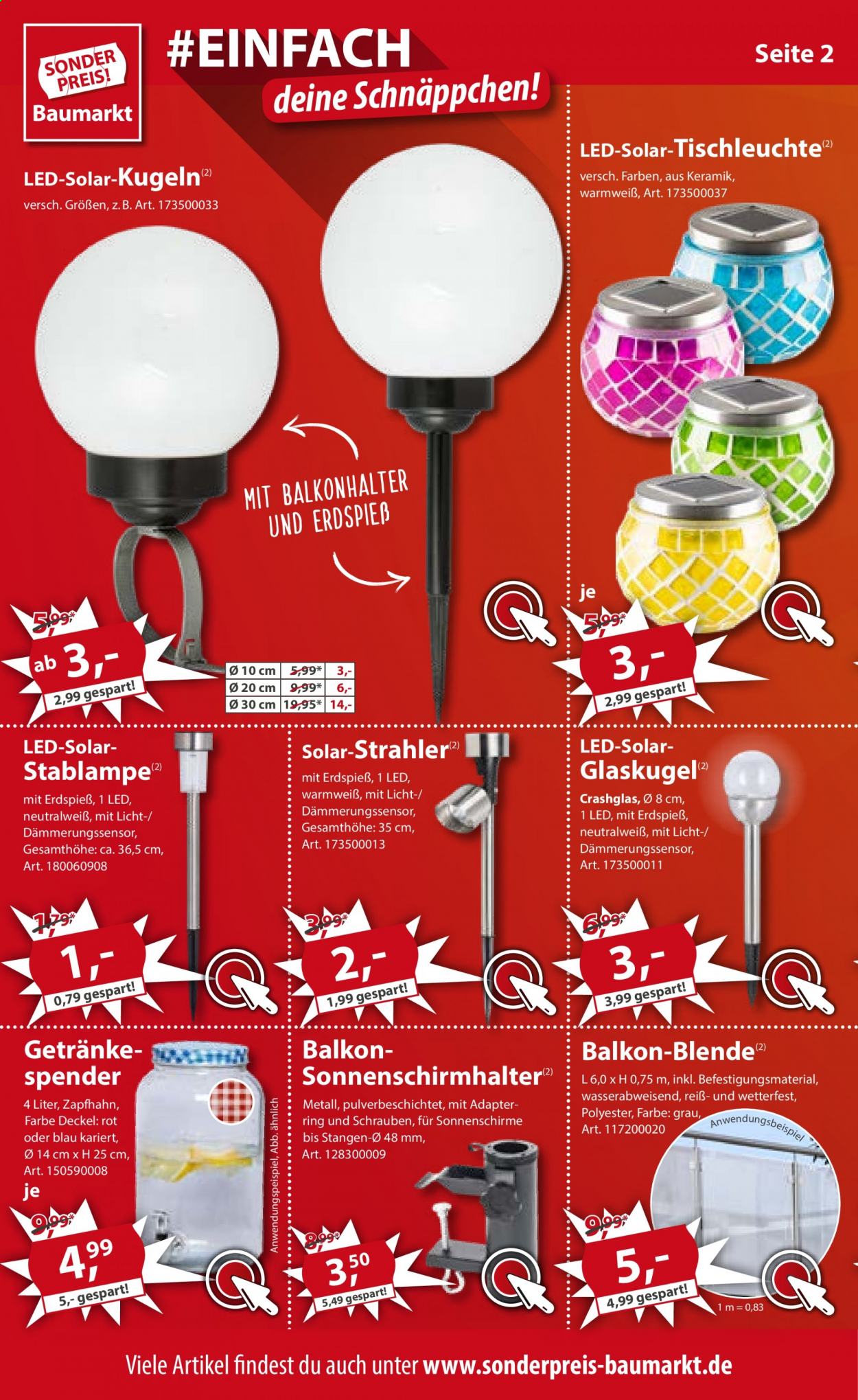 Sonderpreis-Baumarkt Prospekte  - 24.07.2021 - 30.07.2021. Seite 2