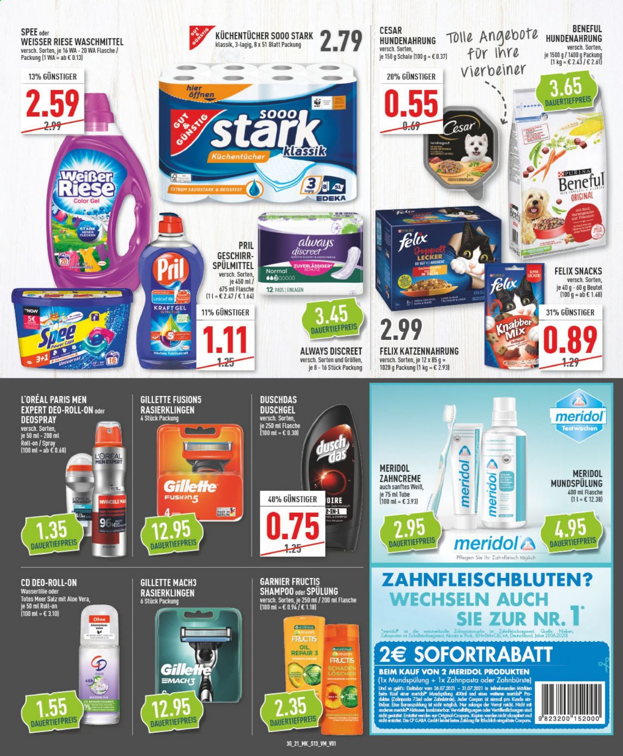 Marktkauf Prospekte  - 26.07.2021 - 31.07.2021. Seite 13