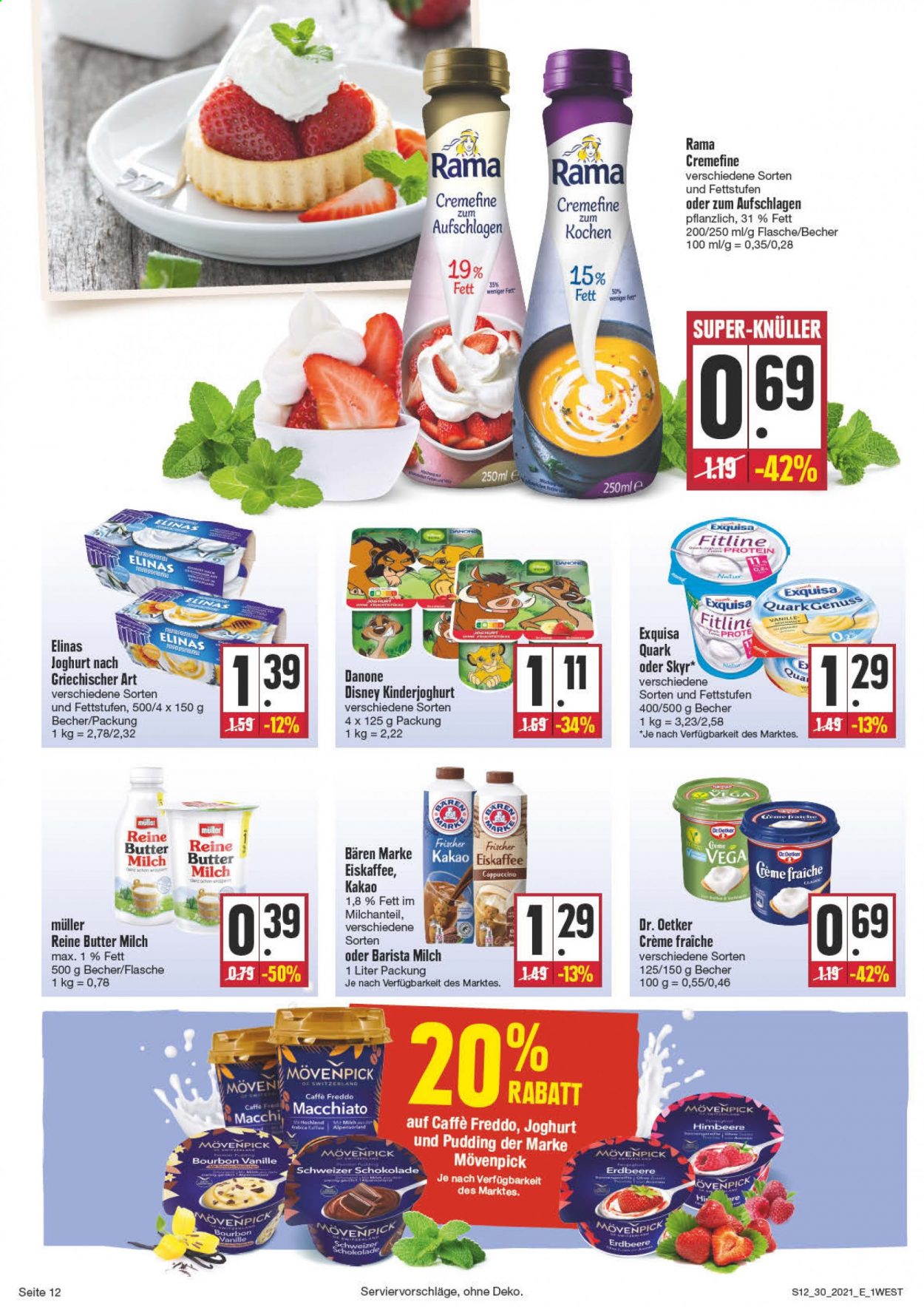 Edeka Prospekte  - 26.07.2021 - 31.07.2021. Seite 12
