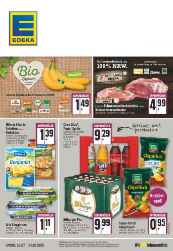 Prospekte Edeka - 26.7.2021 - 31.7.2021.