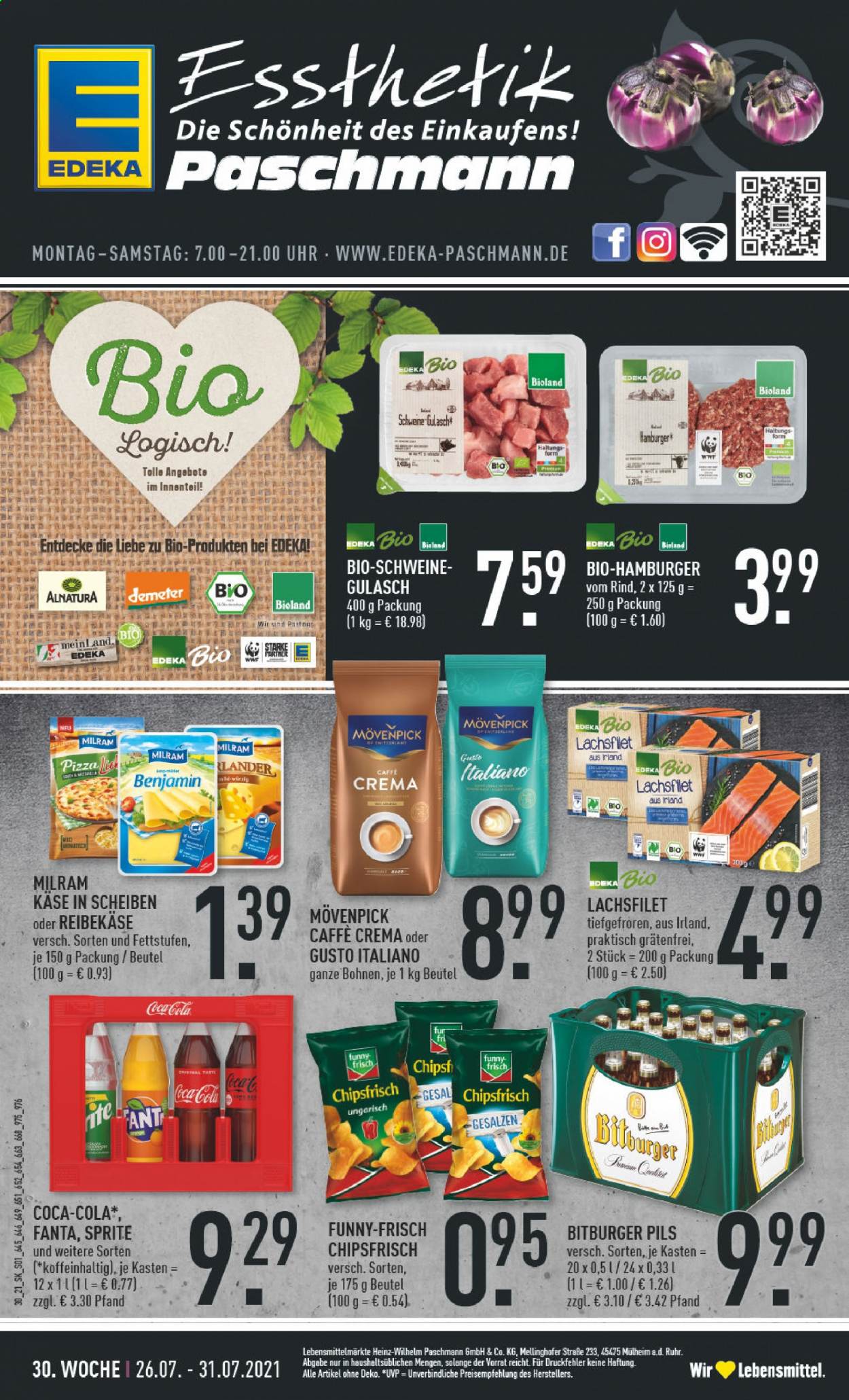 Edeka Prospekte  - 26.07.2021 - 31.07.2021. Seite 1