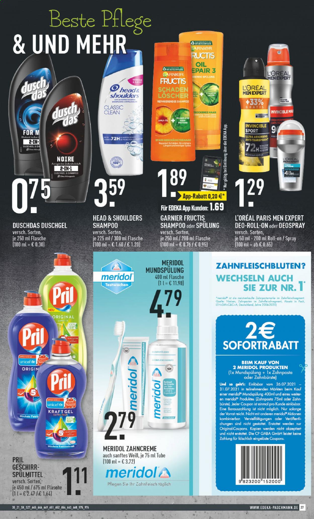 Edeka Prospekte  - 26.07.2021 - 31.07.2021. Seite 27