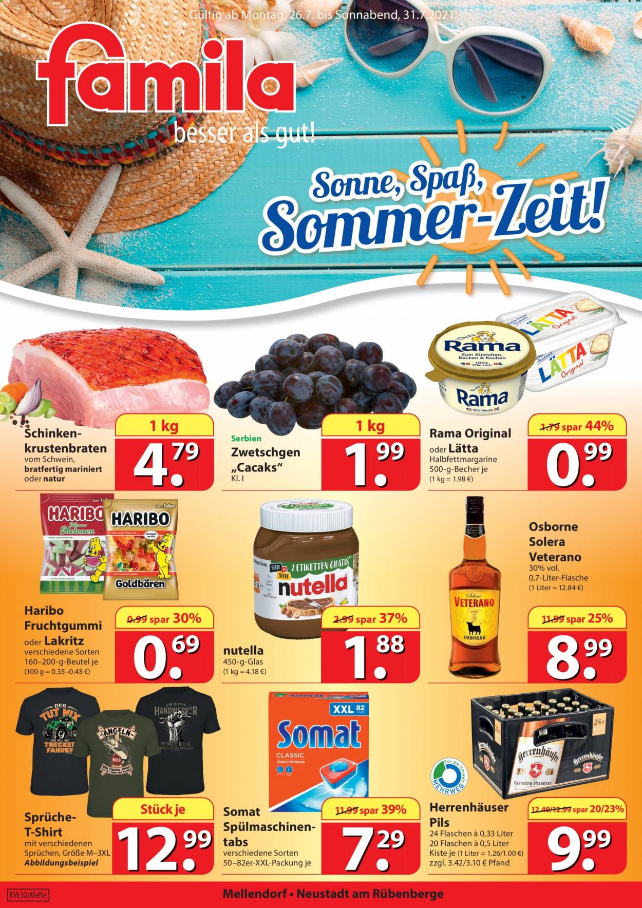 famila Prospekte  - 26.07.2021 - 31.07.2021. Seite 1