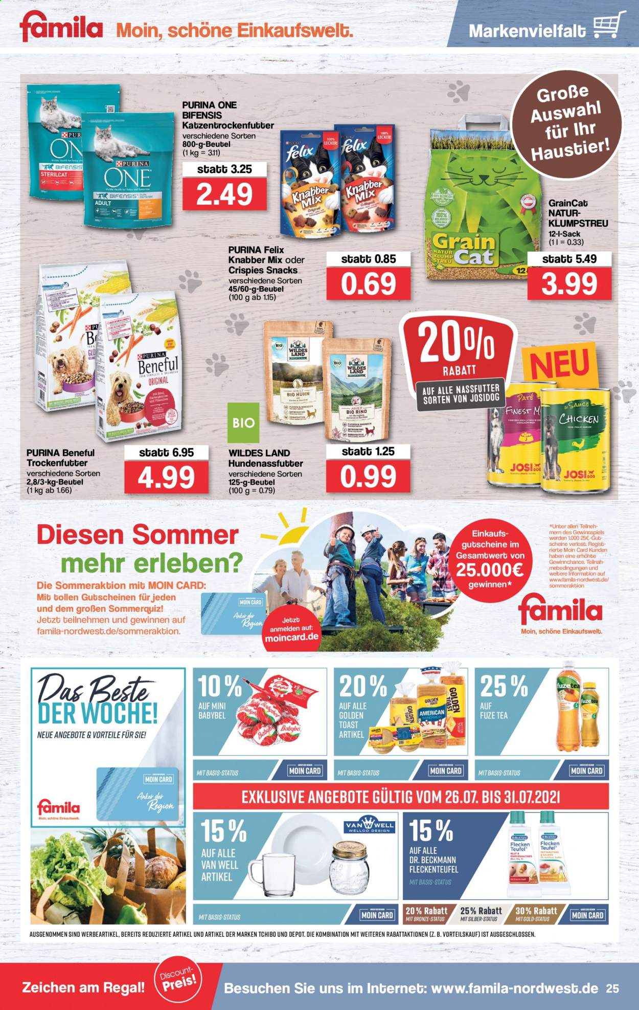 famila Prospekte  - 26.07.2021 - 31.07.2021. Seite 25