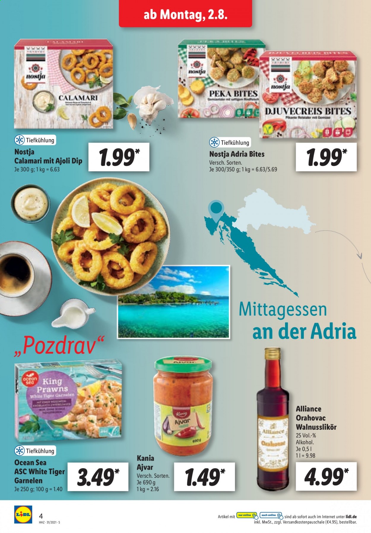 Lidl Prospekte  - 2.08.2021 - 7.08.2021. Seite 4