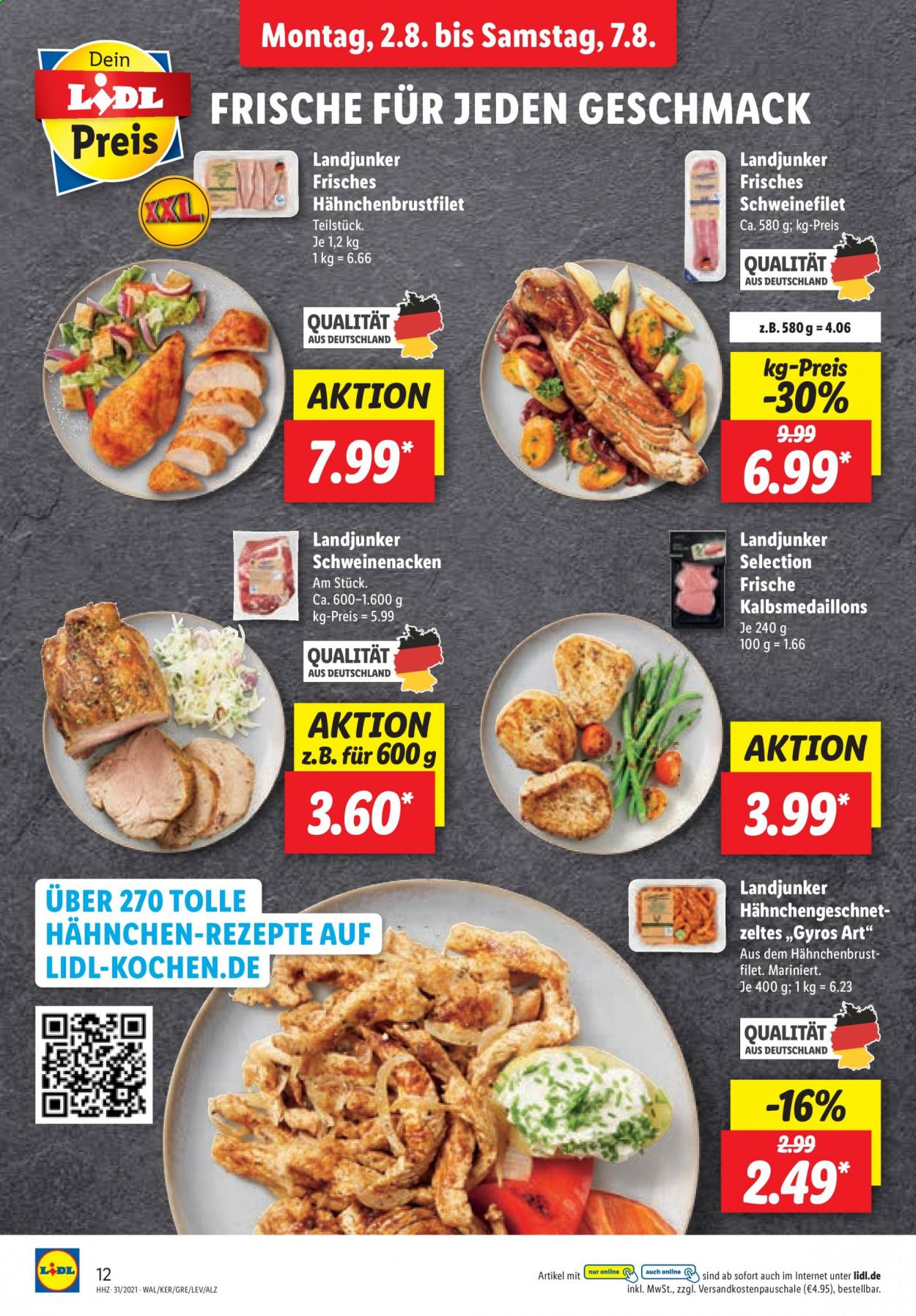 Lidl Prospekte  - 2.08.2021 - 7.08.2021. Seite 12