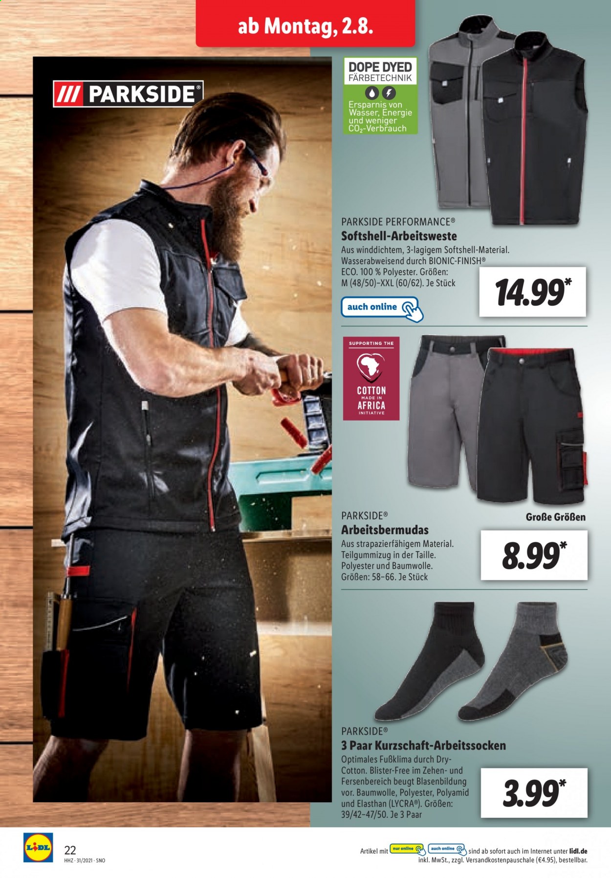Lidl Prospekte  - 2.08.2021 - 7.08.2021. Seite 22