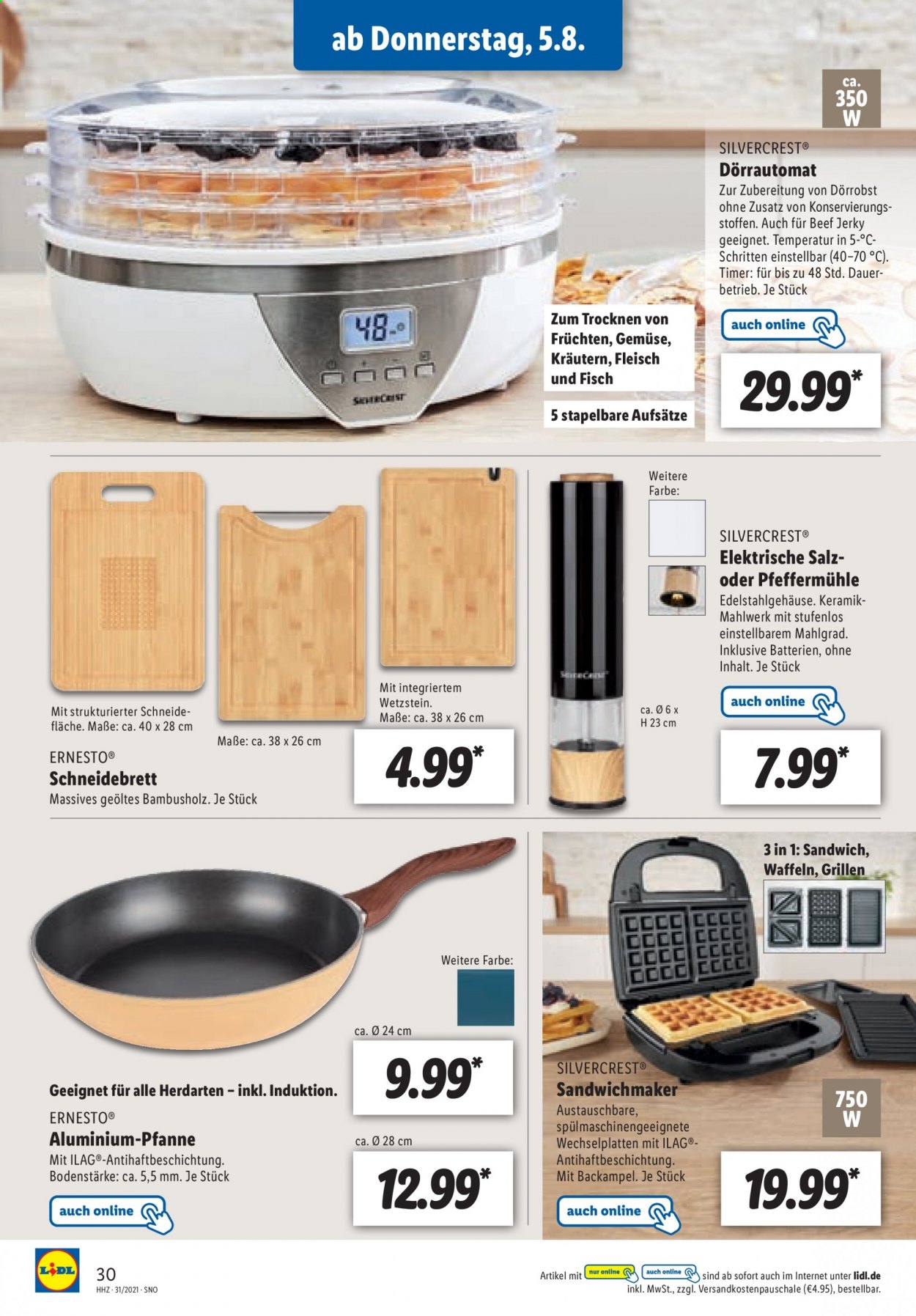 Lidl Prospekte  - 2.08.2021 - 7.08.2021. Seite 30