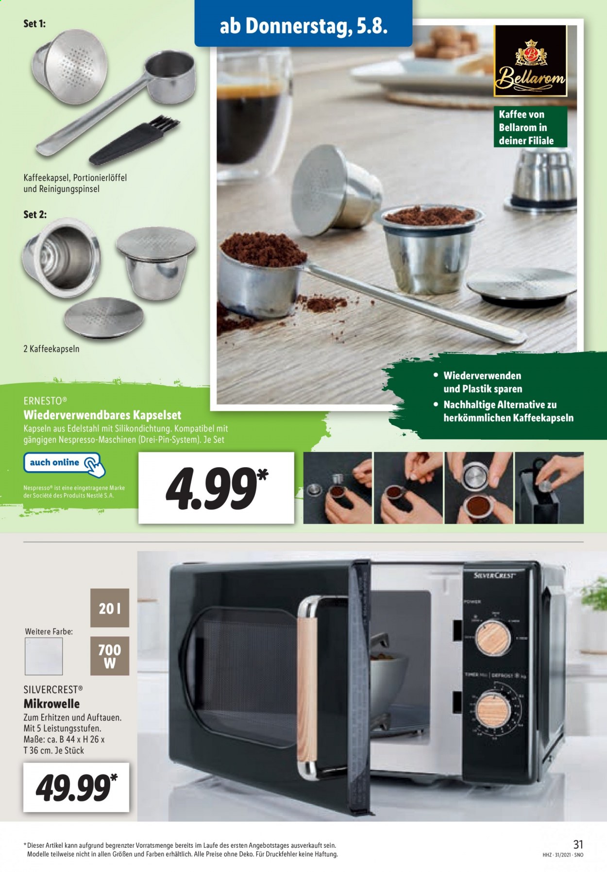 Lidl Prospekte  - 2.08.2021 - 7.08.2021. Seite 31