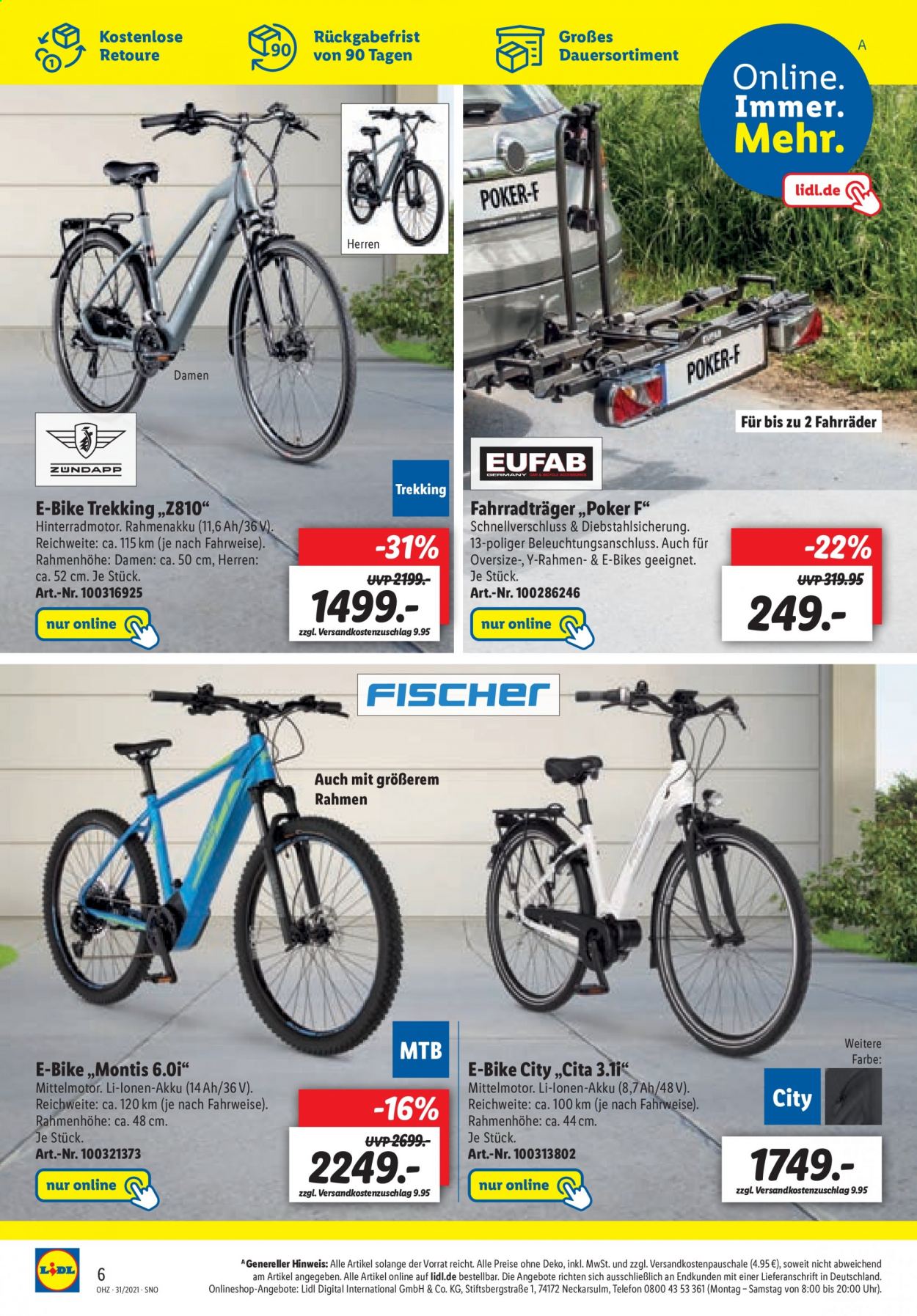 Lidl Prospekte  - 2.08.2021 - 7.08.2021. Seite 54