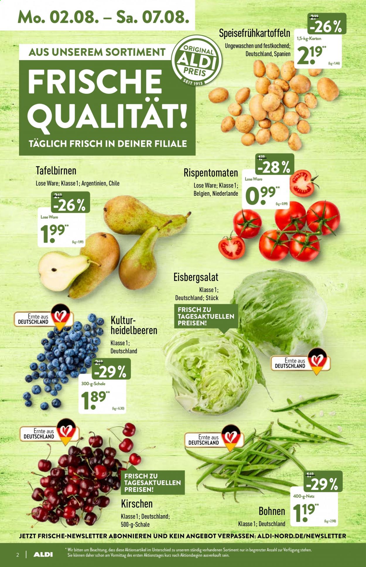 ALDI Nord Prospekte  - 2.08.2021 - 7.08.2021. Seite 2