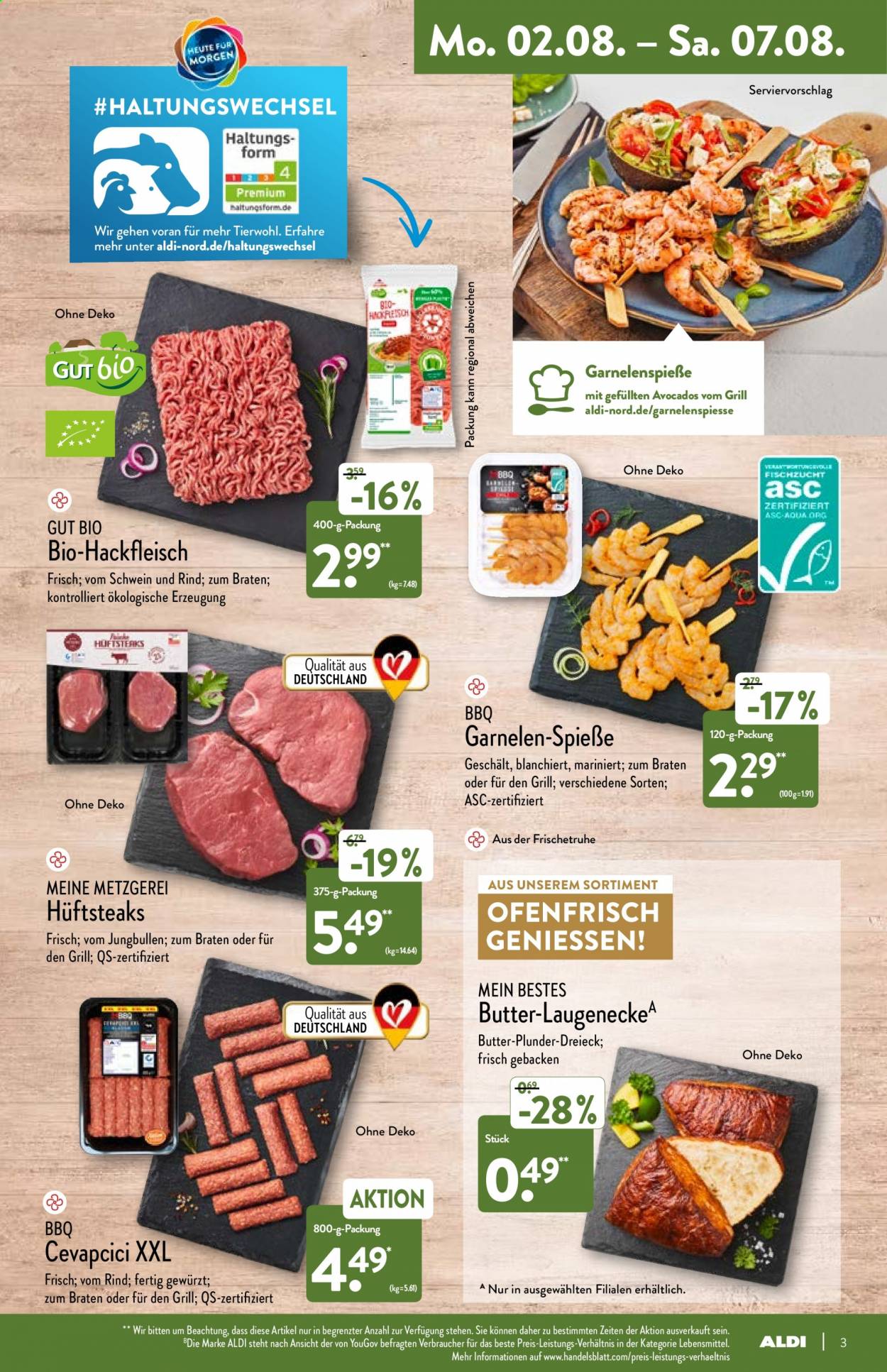 ALDI Nord Prospekte  - 2.08.2021 - 7.08.2021. Seite 3