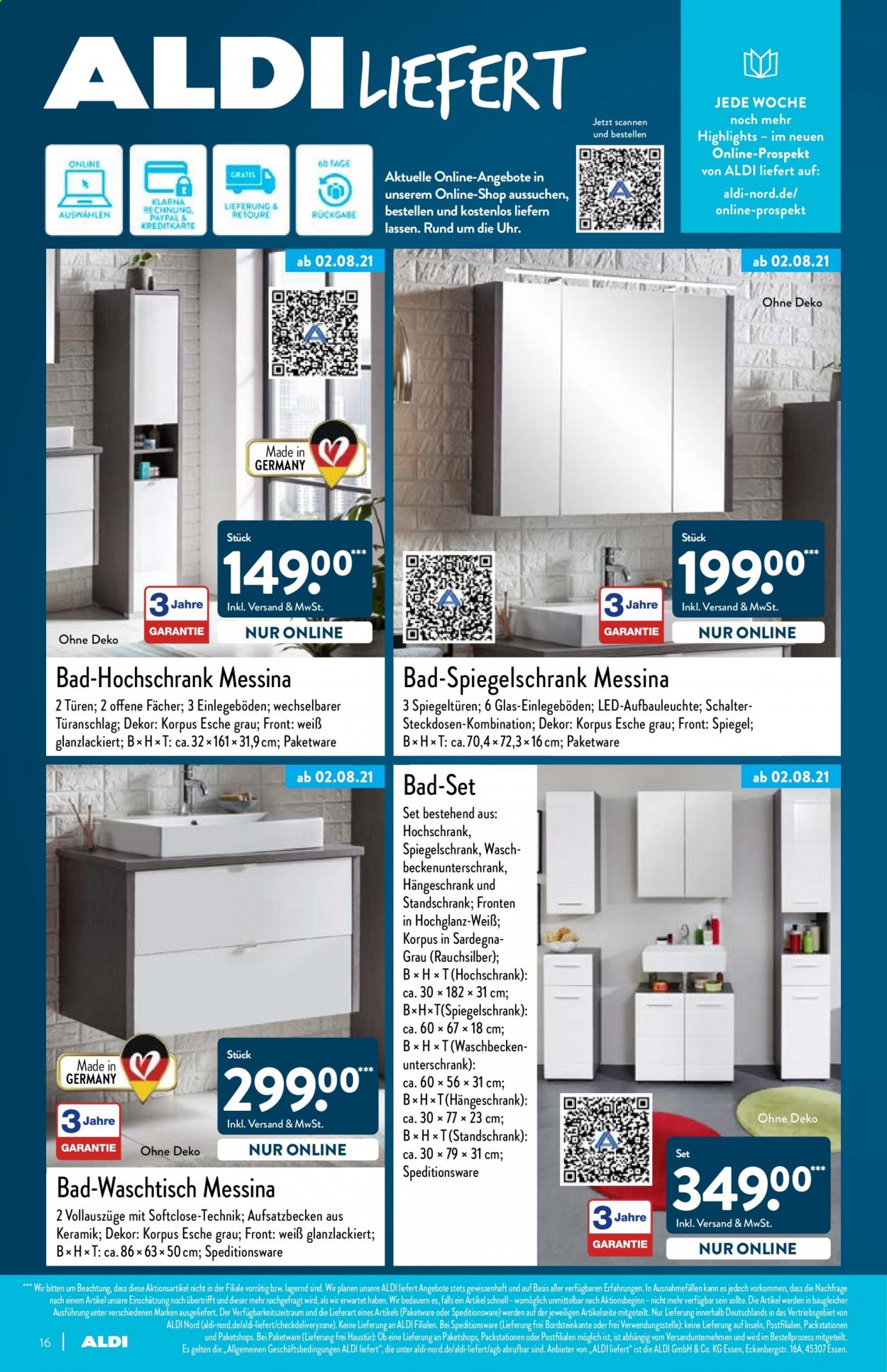 ALDI Nord Prospekte  - 2.08.2021 - 7.08.2021. Seite 16