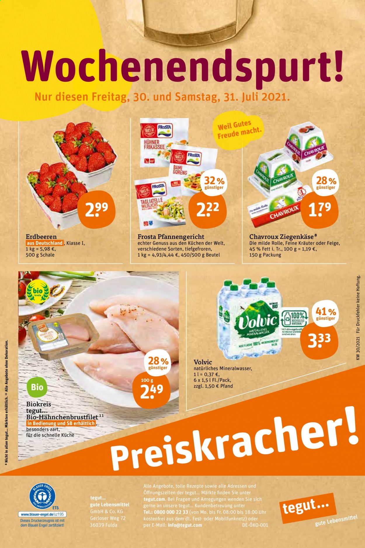 tegut... Prospekte  - 26.07.2021 - 31.07.2021. Seite 24