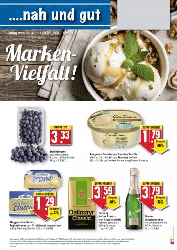 Prospekte Edeka - 26.7.2021 - 31.7.2021.