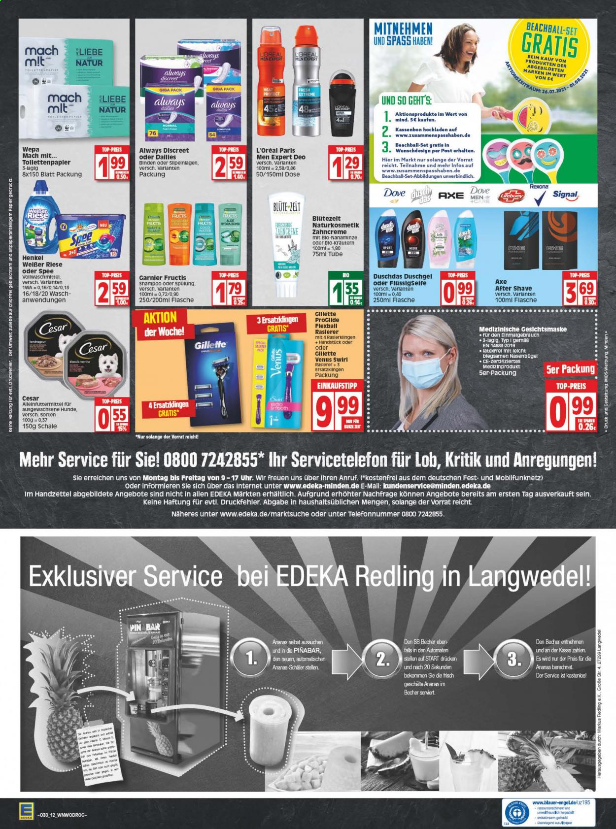 Edeka Prospekte  - 26.07.2021 - 31.07.2021. Seite 16