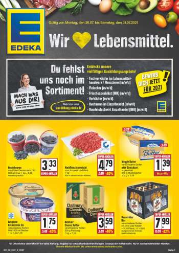 Prospekte Edeka - 26.7.2021 - 31.7.2021.
