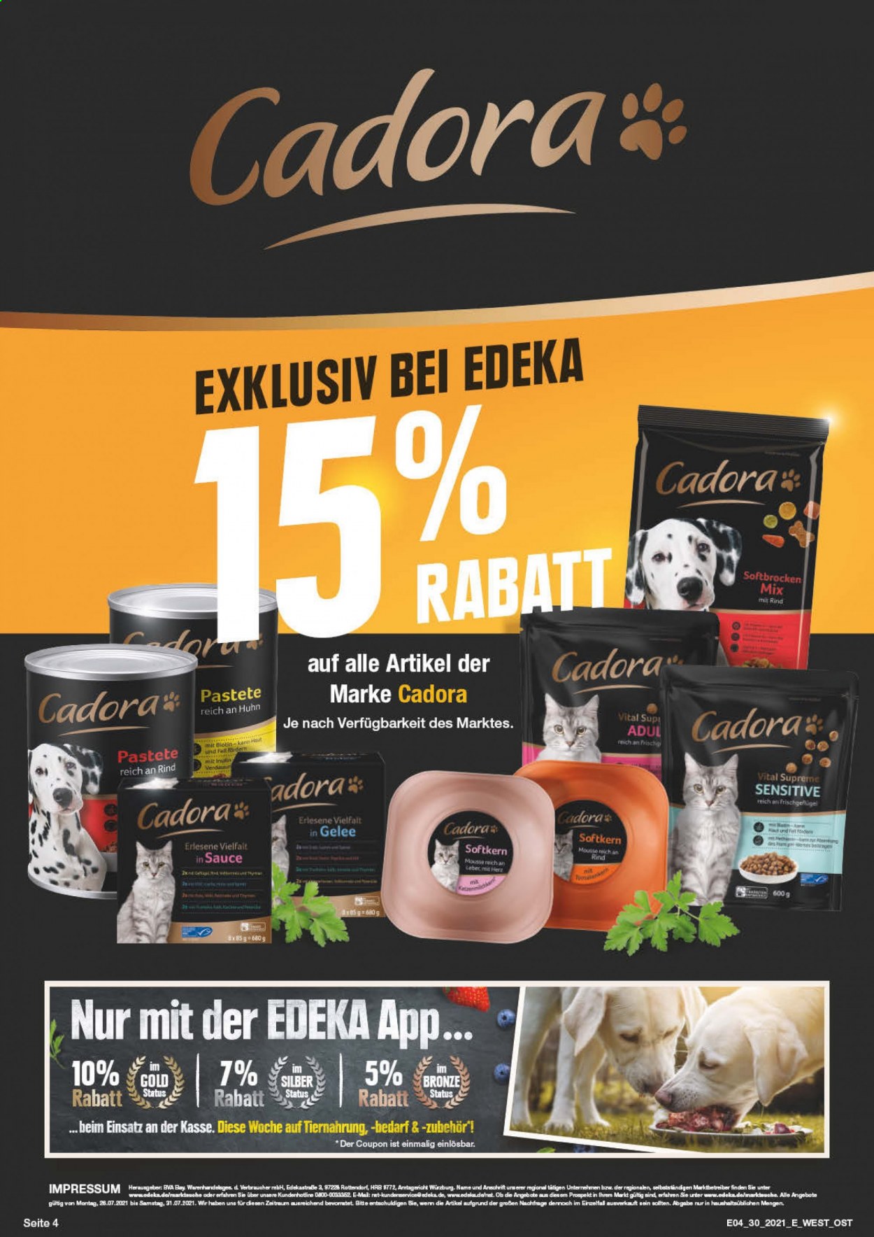 Edeka Prospekte  - 26.07.2021 - 31.07.2021. Seite 18