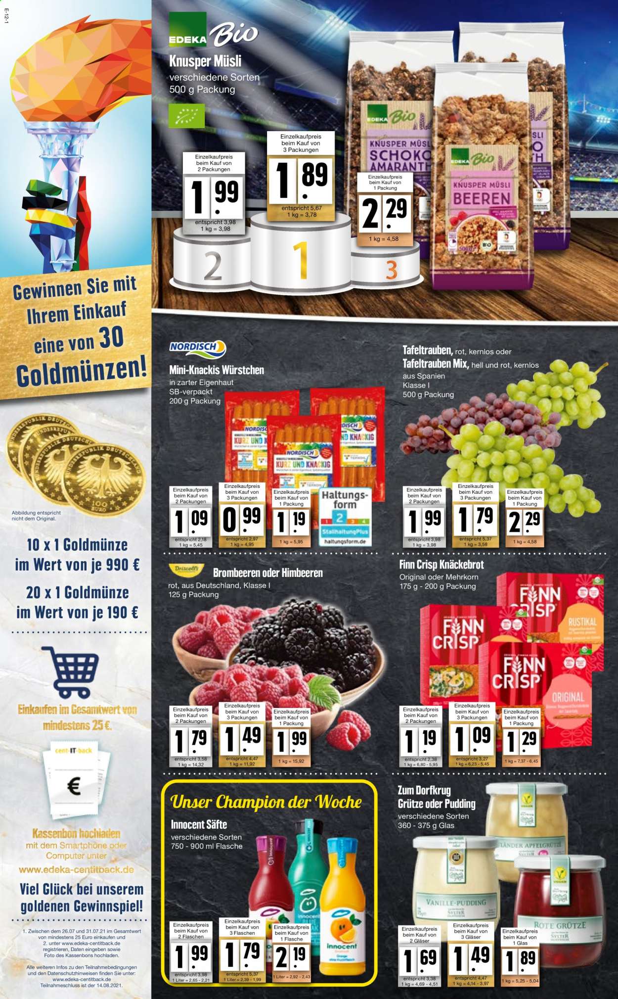 Edeka Prospekte  - 26.07.2021 - 31.07.2021. Seite 12