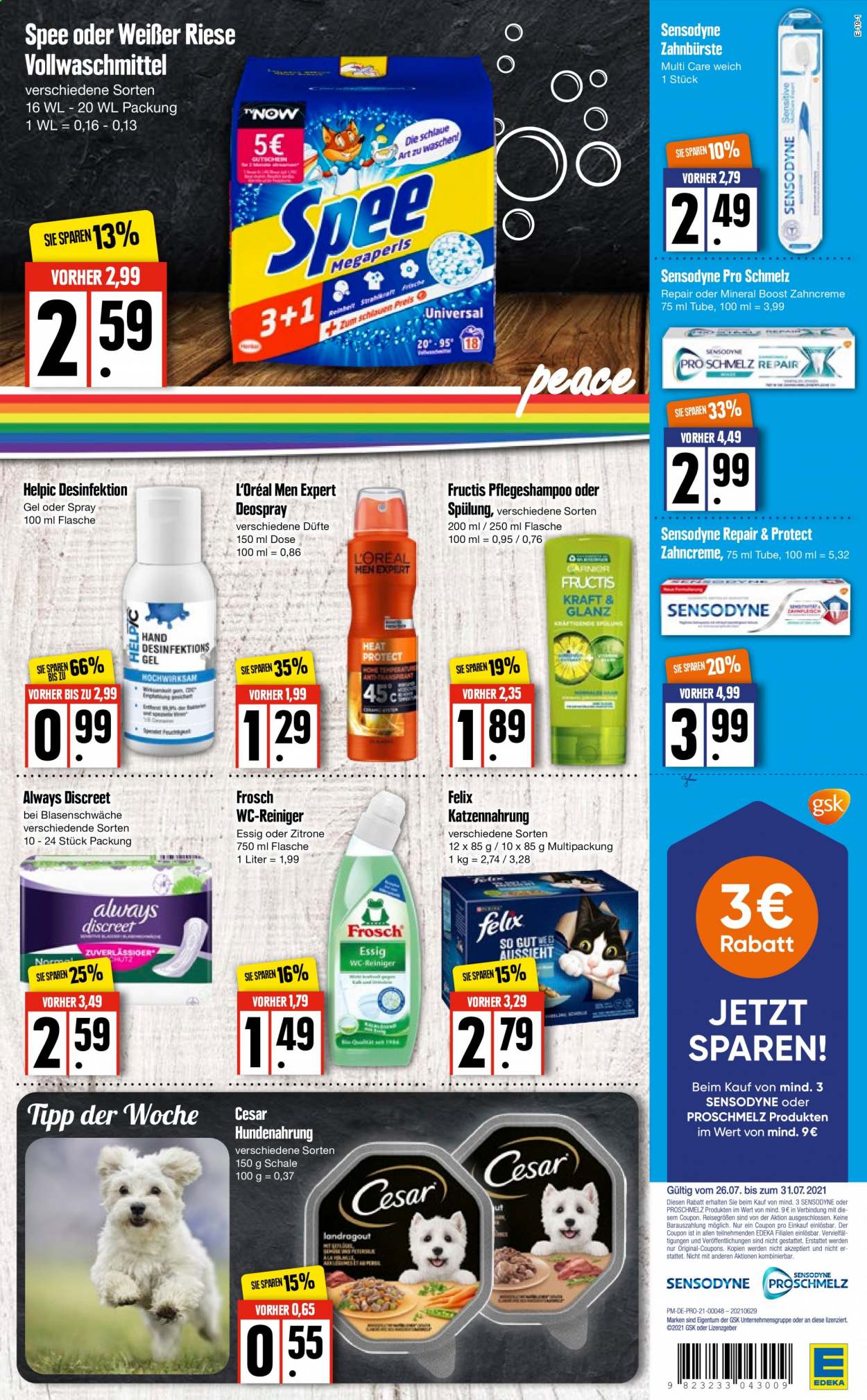 Edeka Prospekte  - 26.07.2021 - 31.07.2021. Seite 19