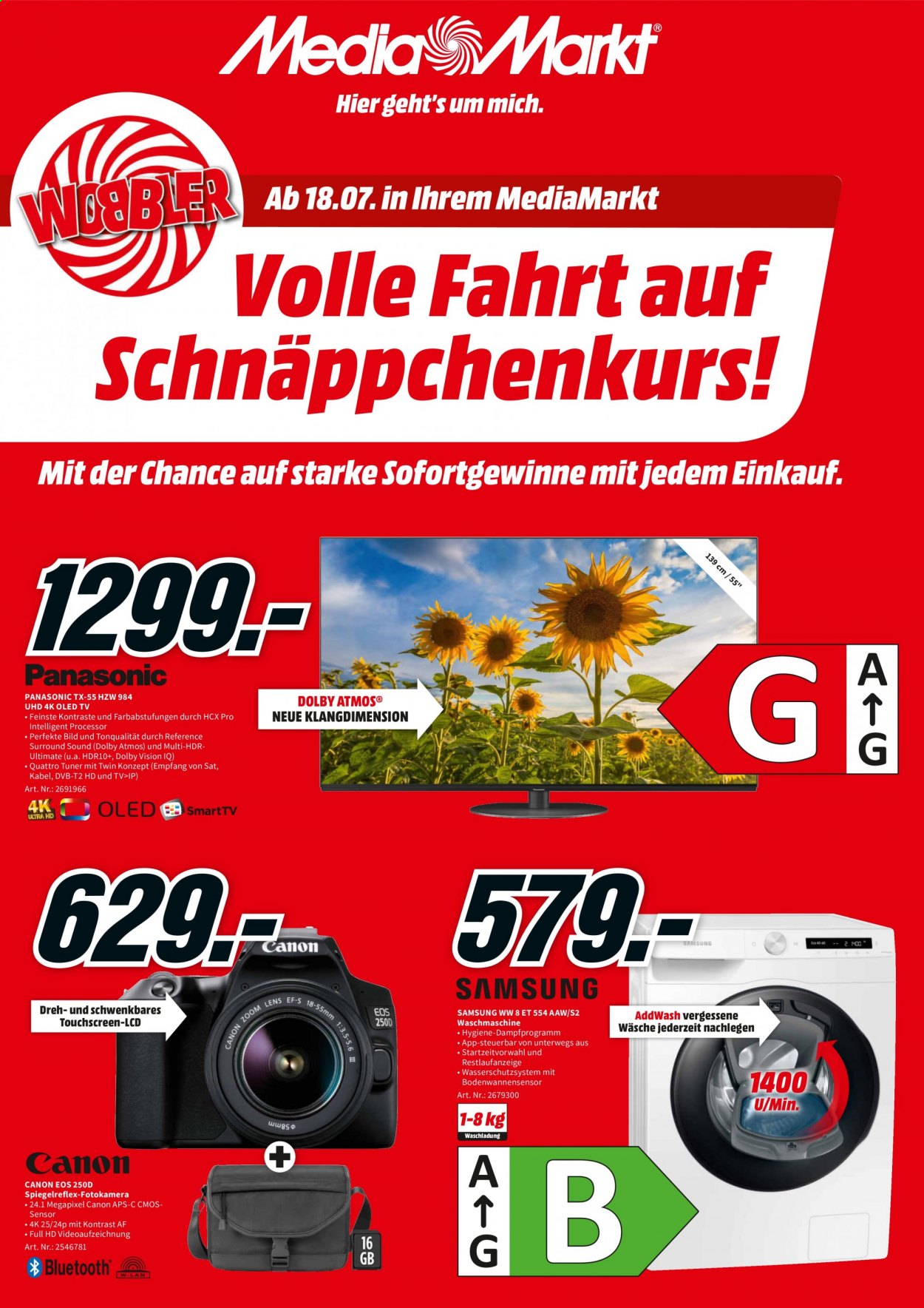 MediaMarkt Prospekte  - 26.07.2021 - 31.07.2021. Seite 1