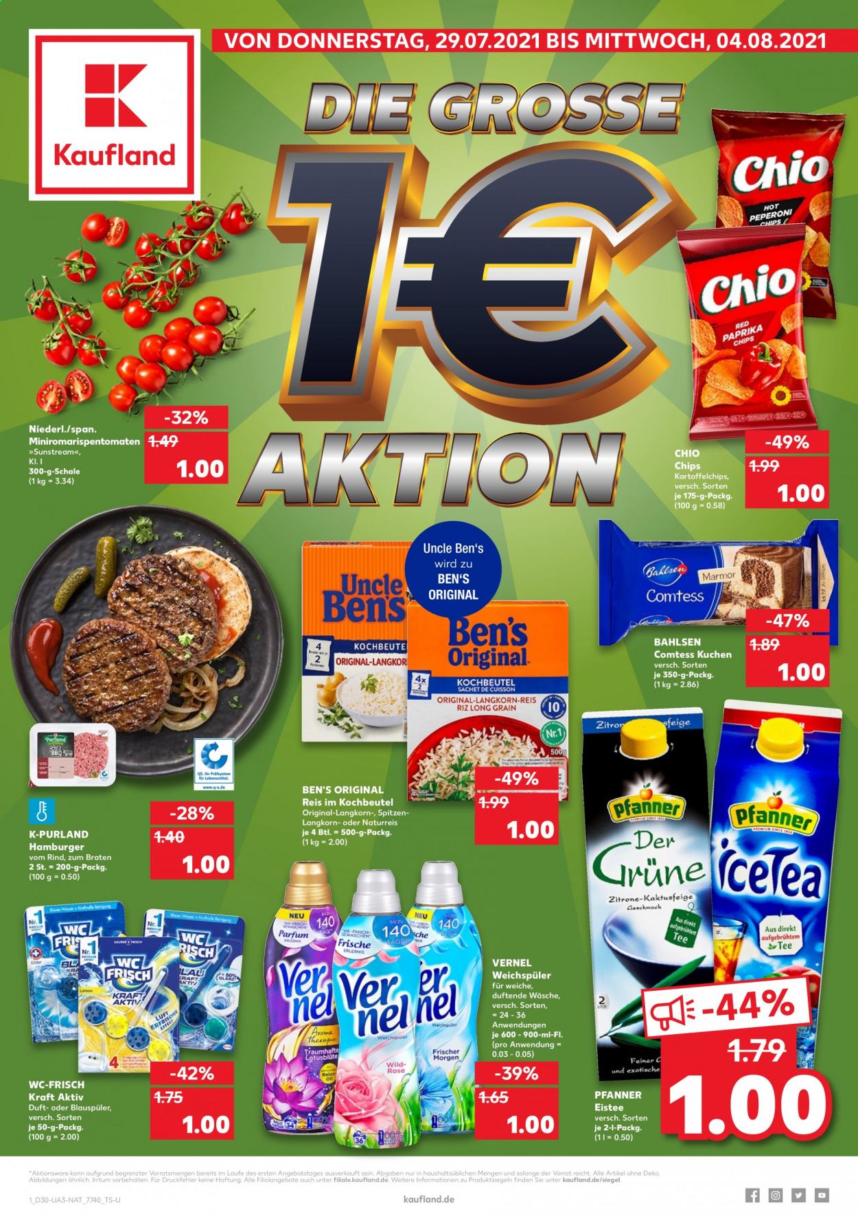 Kaufland Prospekte  - 29.07.2021 - 4.08.2021. Seite 1