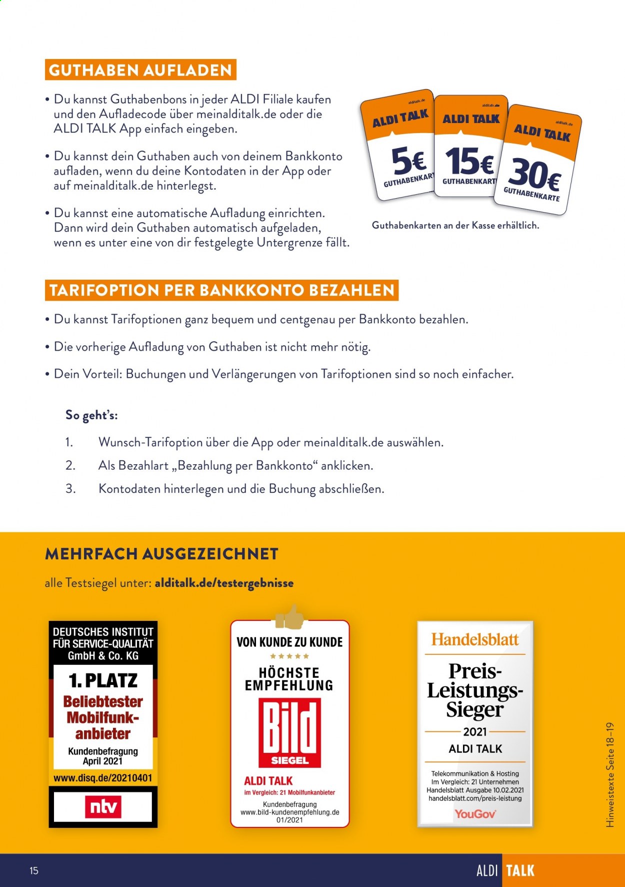 ALDI SÜD Prospekte . Seite 15