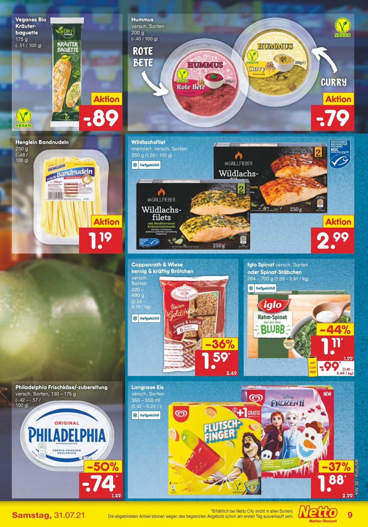 Netto Marken-Discount Prospekte  - 26.07.2021 - 31.07.2021. Seite 9