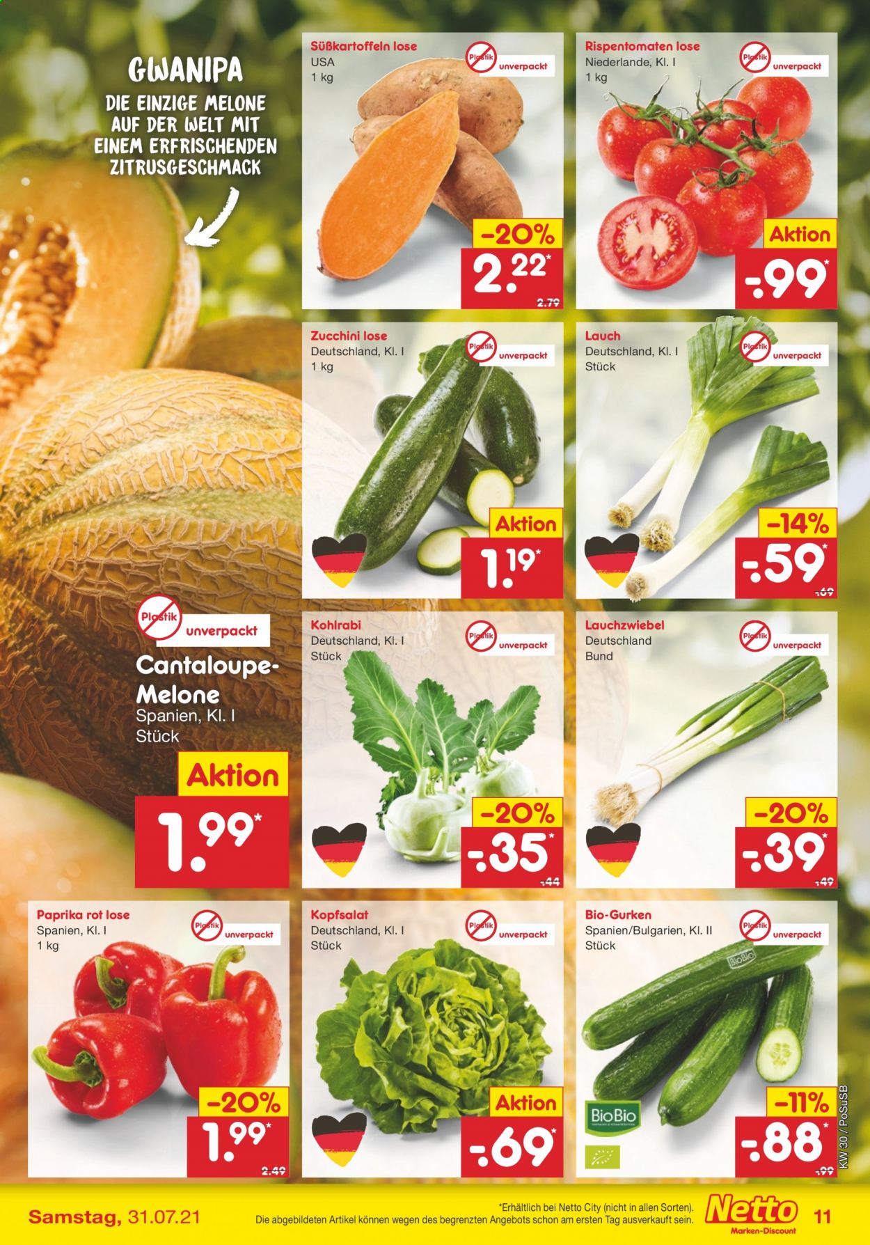 Netto Marken-Discount Prospekte  - 26.07.2021 - 31.07.2021. Seite 11