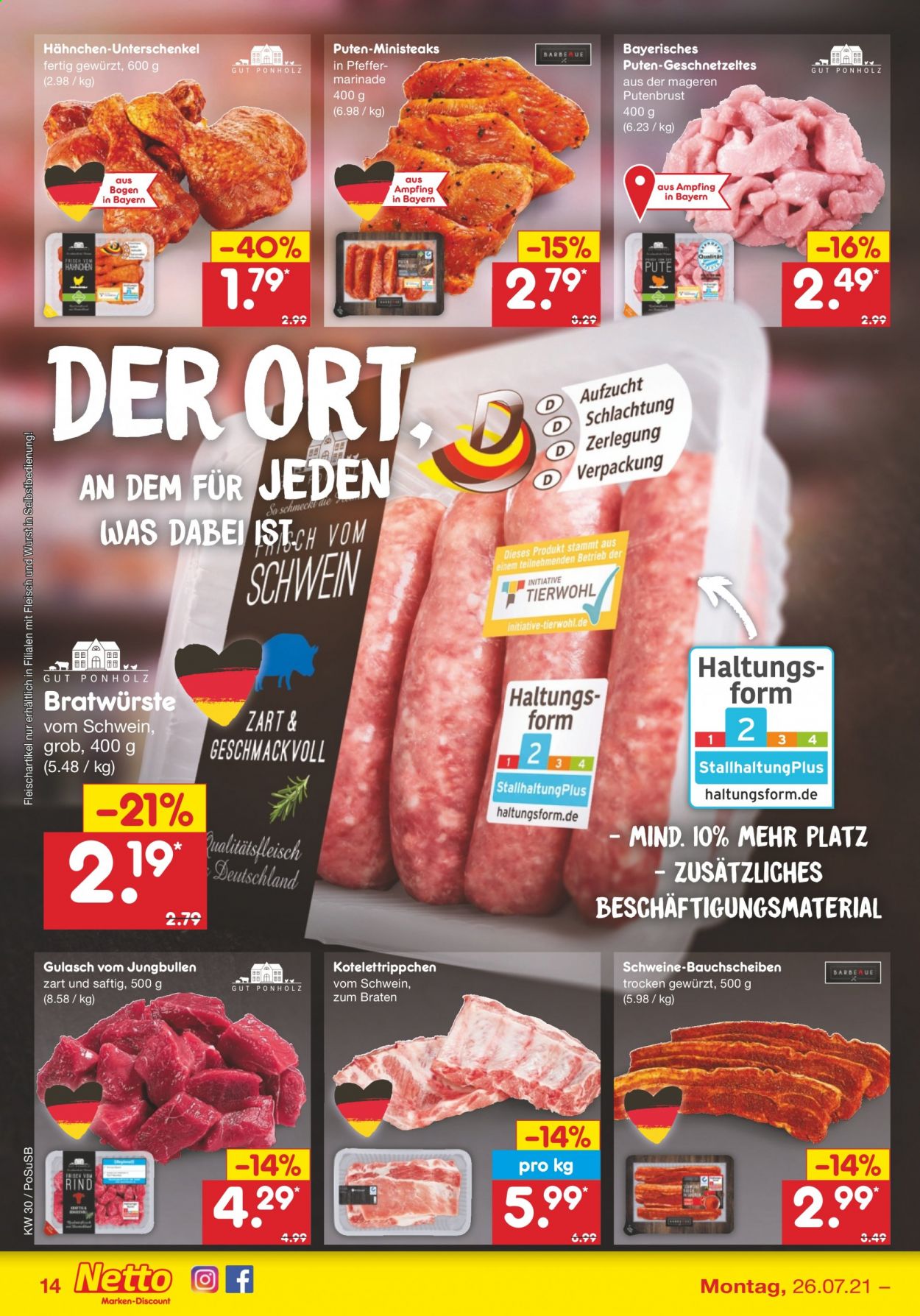 Netto Marken-Discount Prospekte  - 26.07.2021 - 31.07.2021. Seite 14