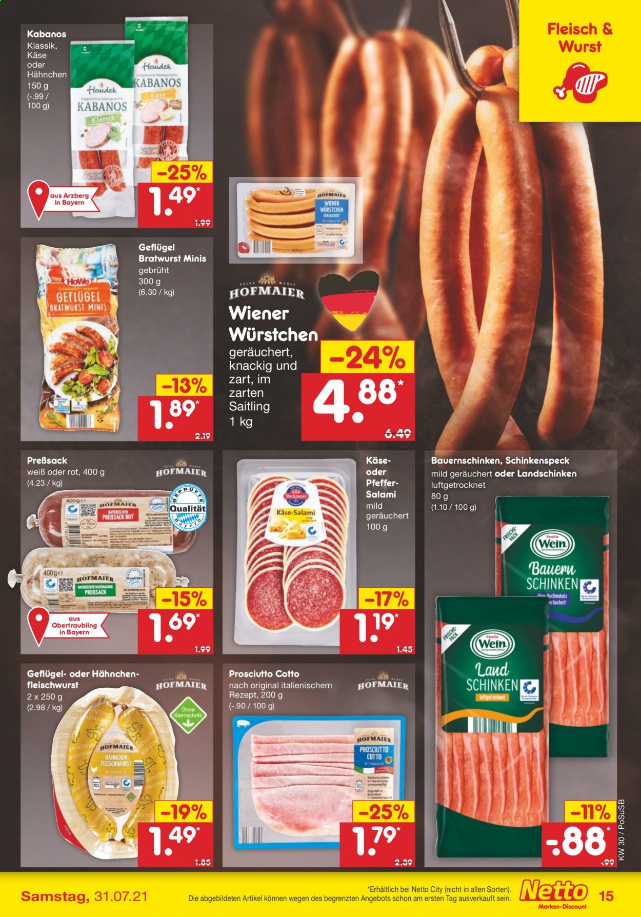 Netto Marken-Discount Prospekte  - 26.07.2021 - 31.07.2021. Seite 15