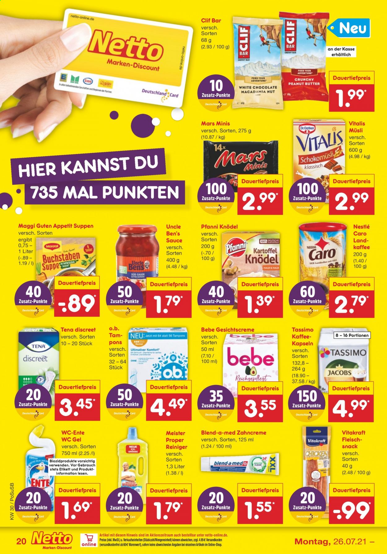 Netto Marken-Discount Prospekte  - 26.07.2021 - 31.07.2021. Seite 20