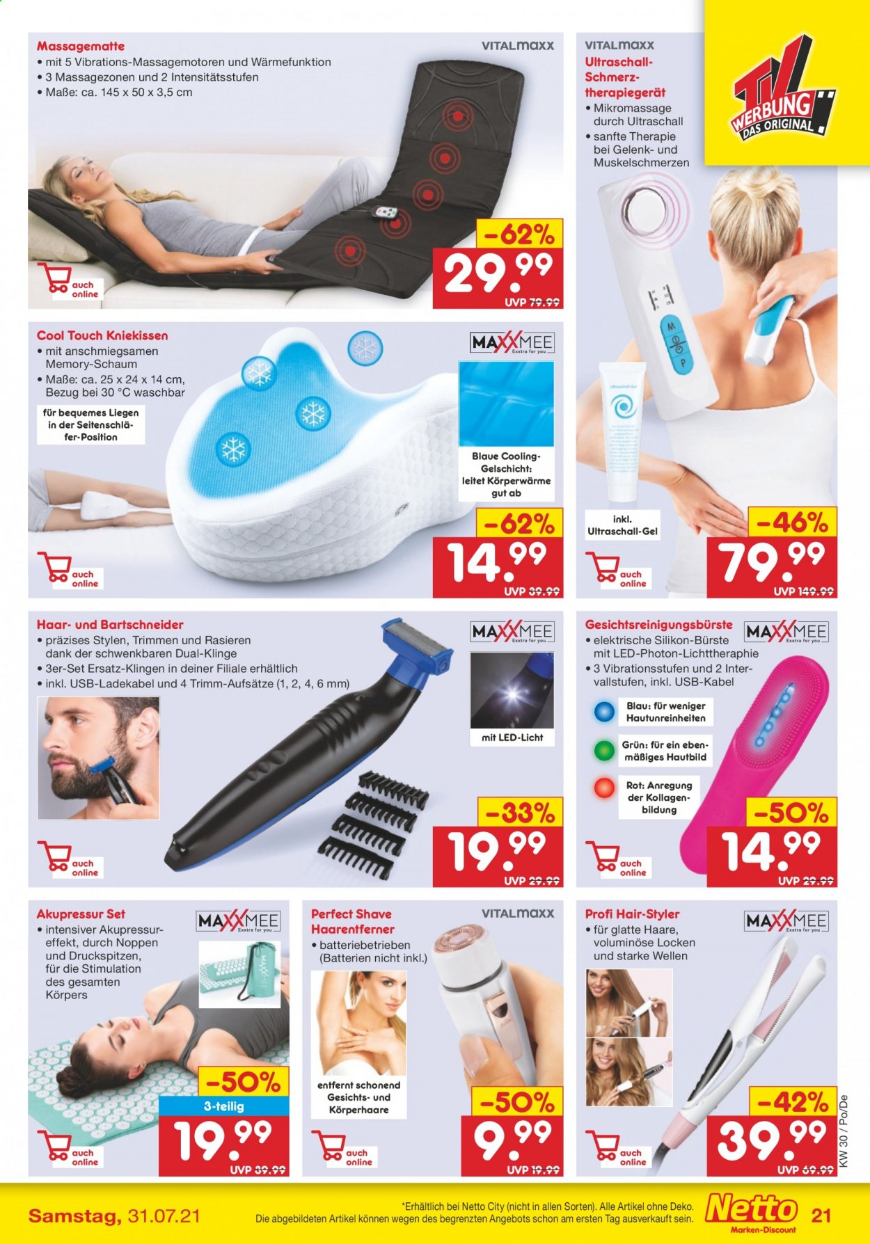 Netto Marken-Discount Prospekte  - 26.07.2021 - 31.07.2021. Seite 21