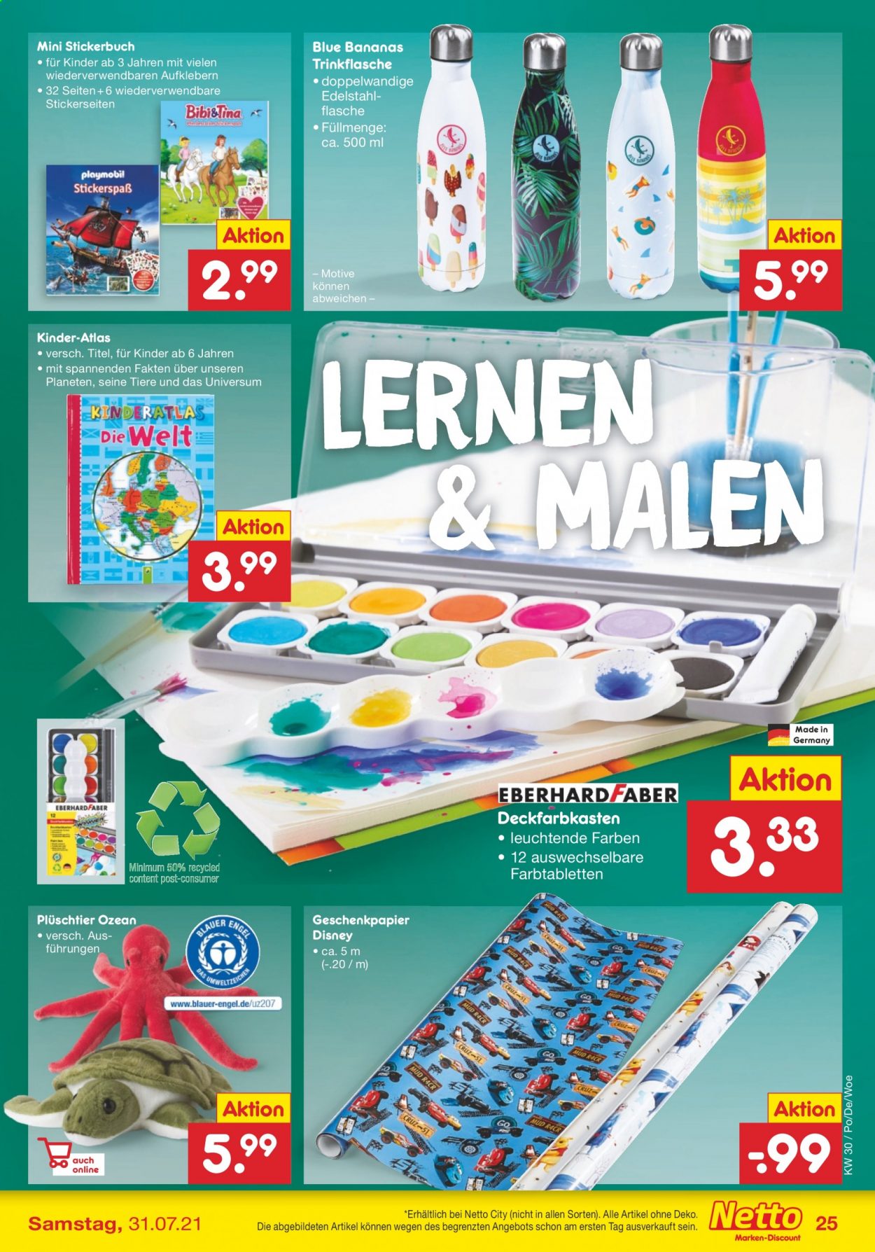 Netto Marken-Discount Prospekte  - 26.07.2021 - 31.07.2021. Seite 25