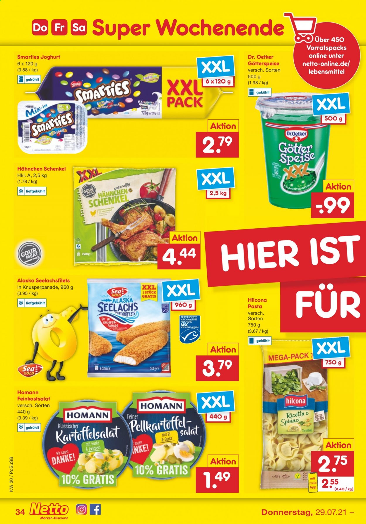 Netto Marken-Discount Prospekte  - 26.07.2021 - 31.07.2021. Seite 34