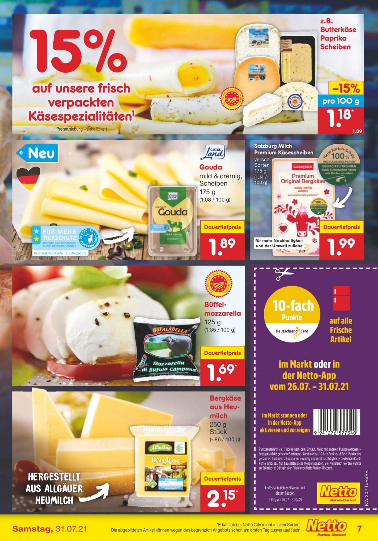 Netto Marken-Discount Prospekte  - 26.07.2021 - 31.07.2021. Seite 7