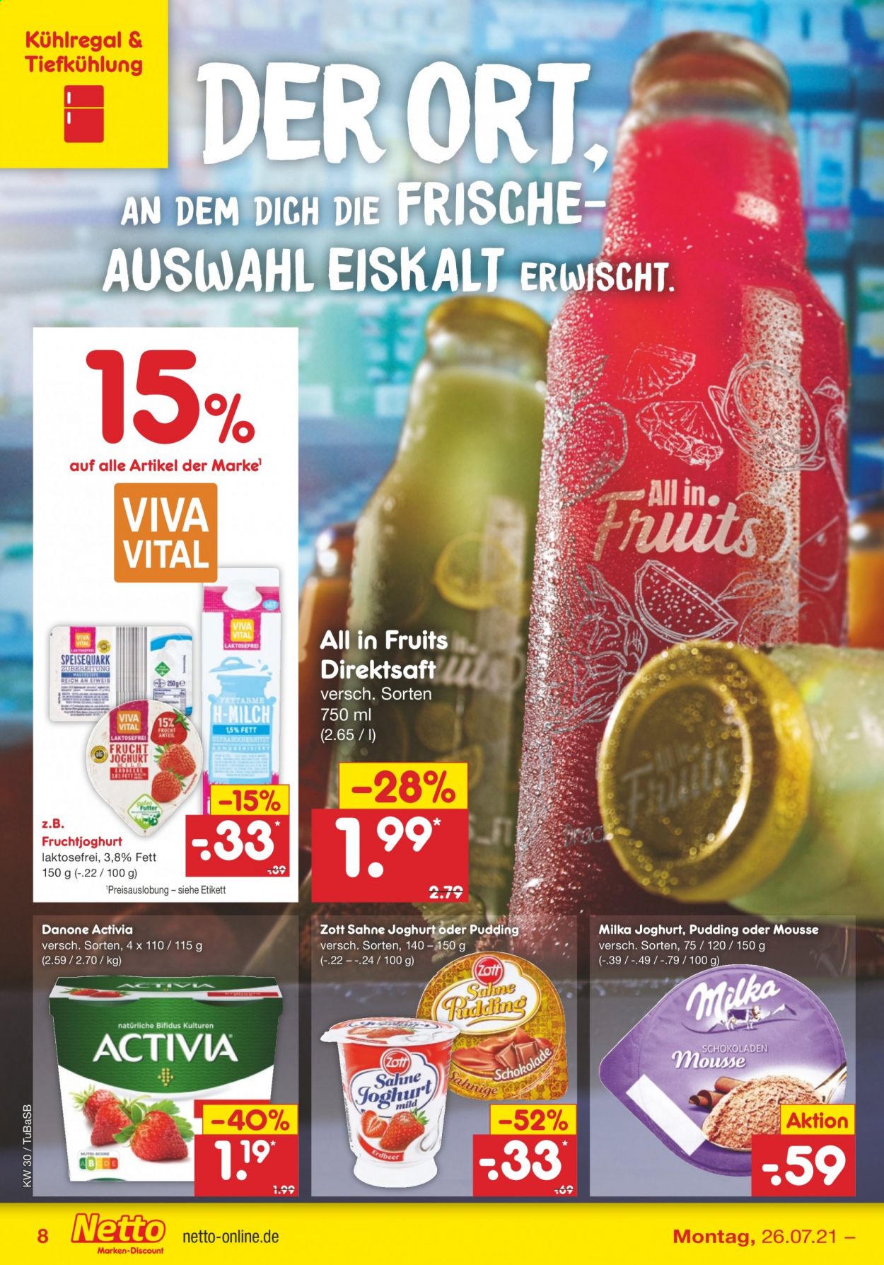 Netto Marken-Discount Prospekte  - 26.07.2021 - 31.07.2021. Seite 8