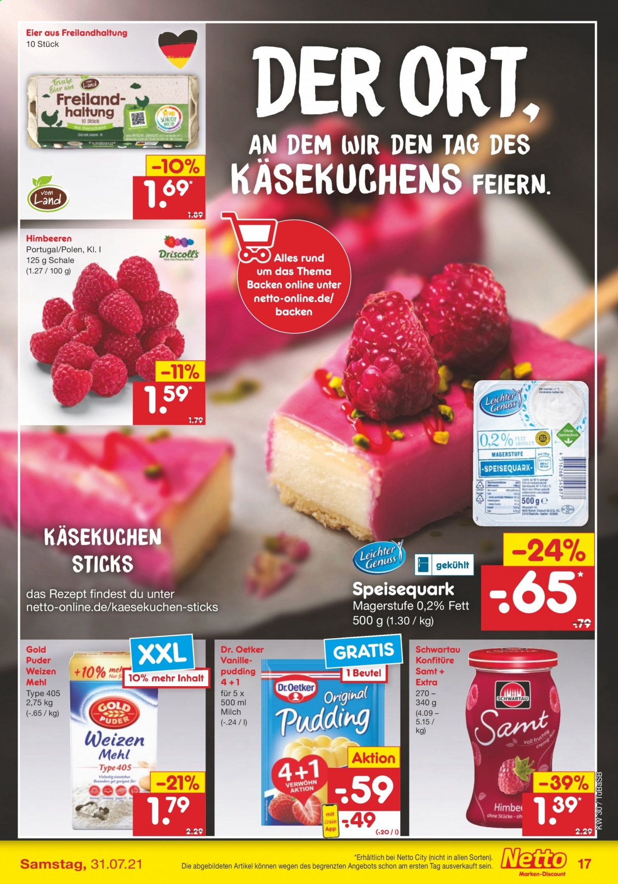 Netto Marken-Discount Prospekte  - 26.07.2021 - 31.07.2021. Seite 17