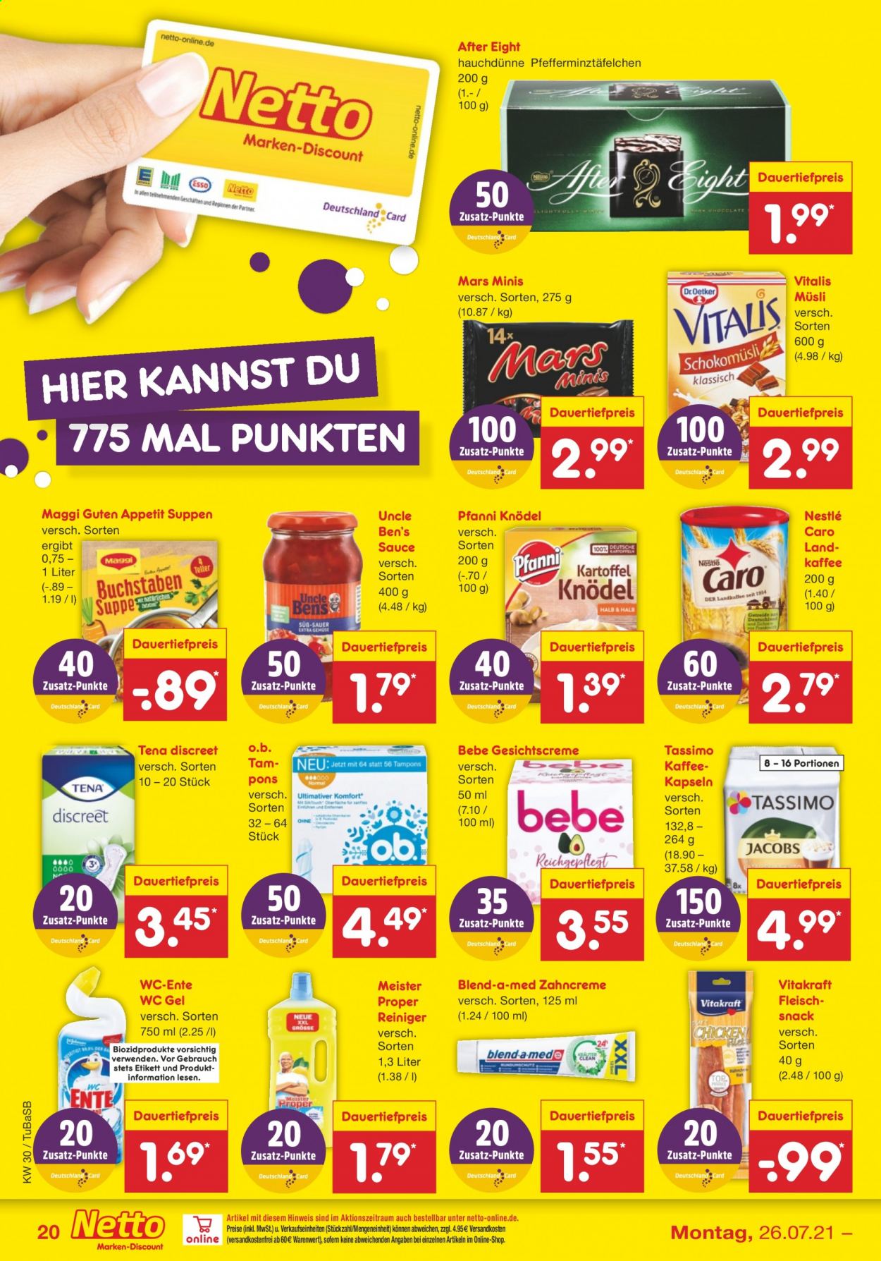 Netto Marken-Discount Prospekte  - 26.07.2021 - 31.07.2021. Seite 20