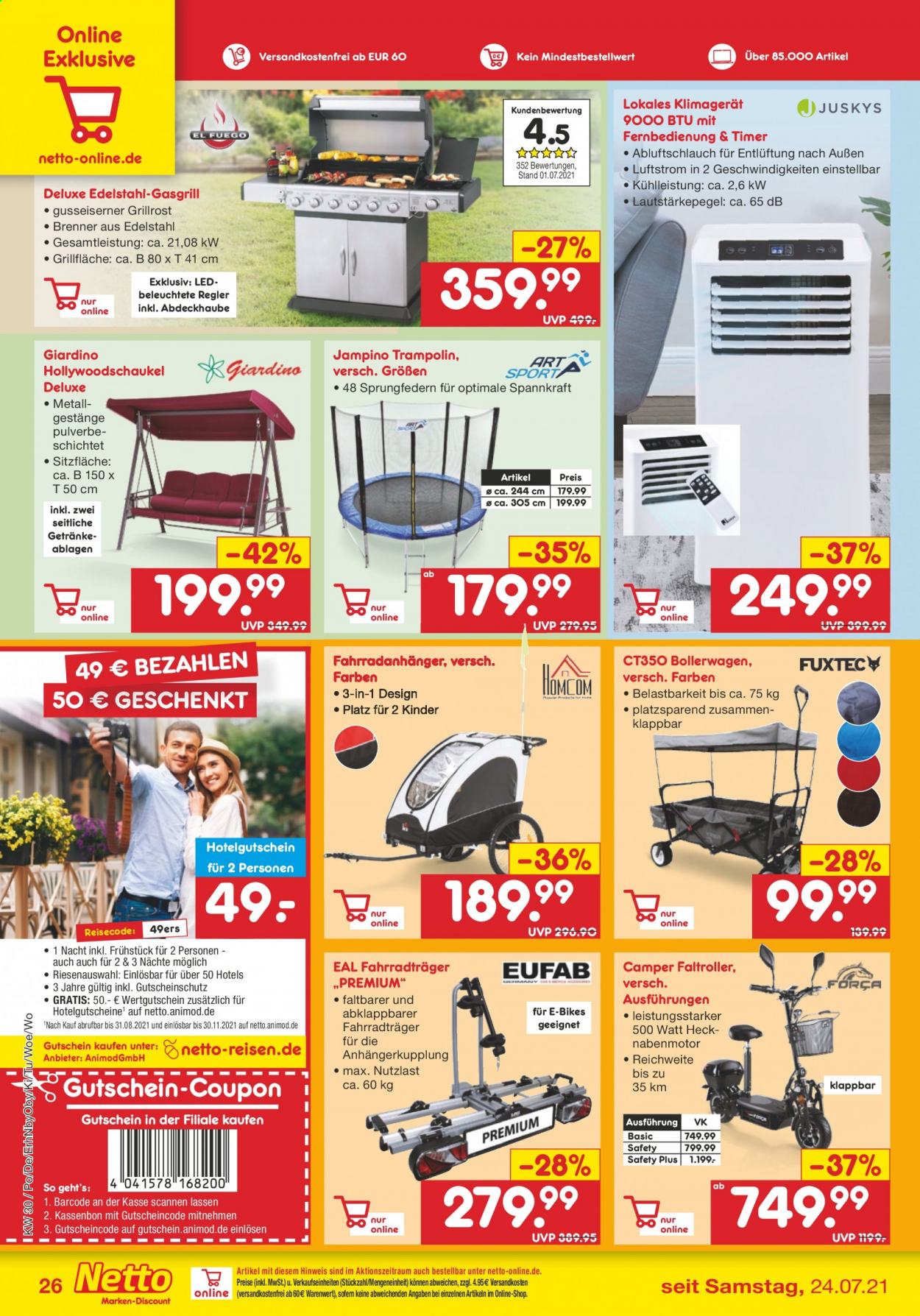Netto Marken-Discount Prospekte  - 26.07.2021 - 31.07.2021. Seite 26
