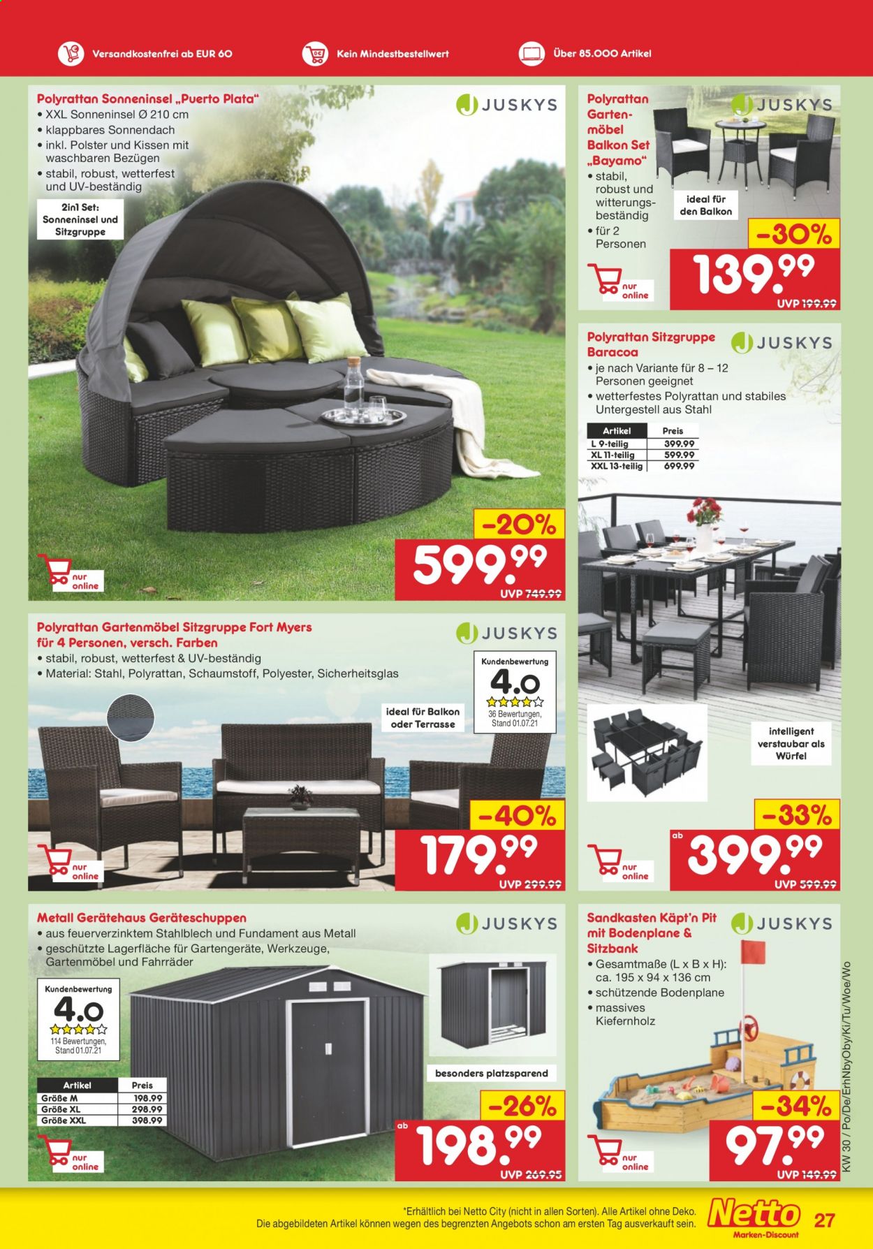 Netto Marken-Discount Prospekte  - 26.07.2021 - 31.07.2021. Seite 27